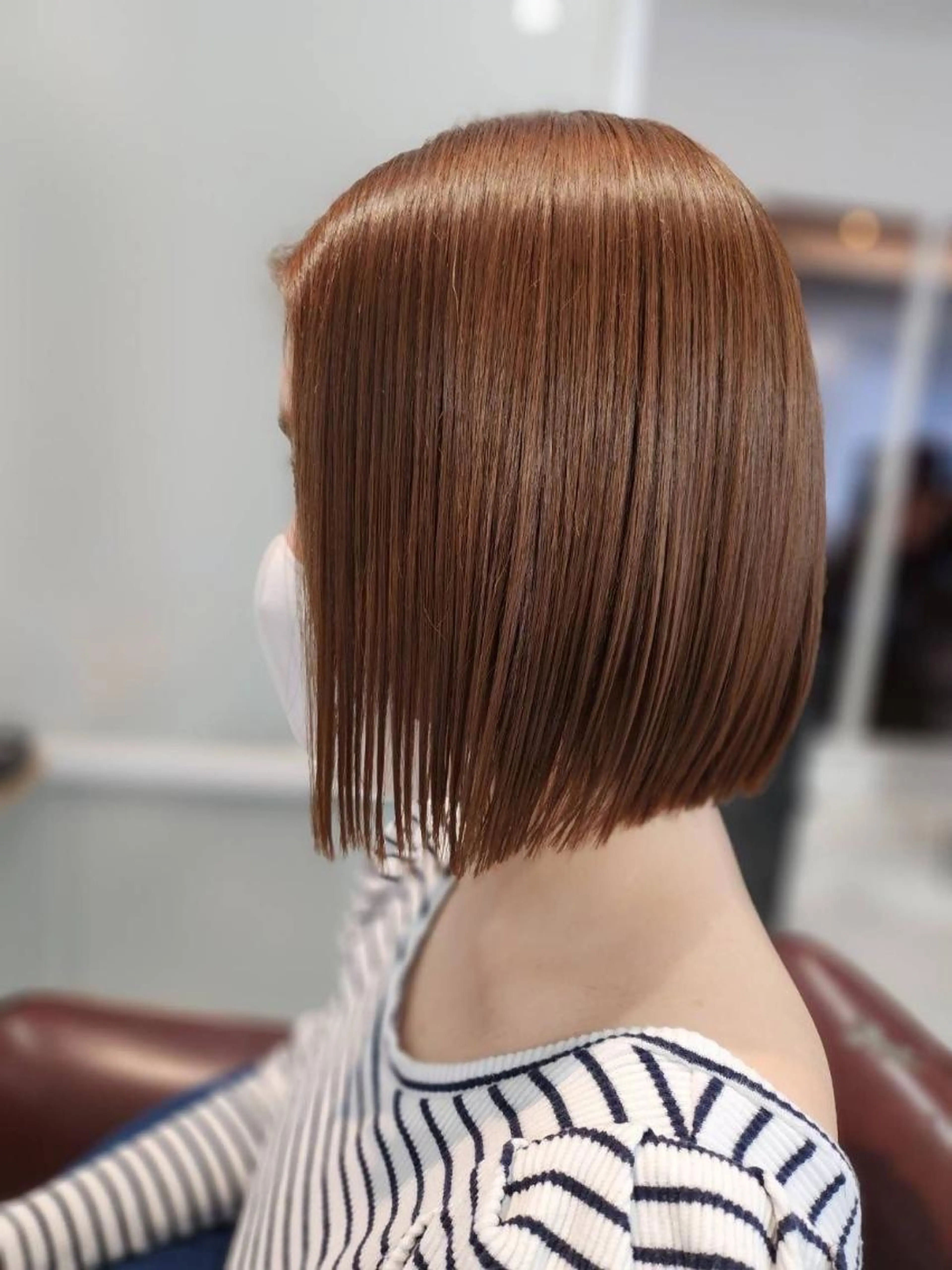 骨格補正似合わせカット+ダメージケアトリートメント+炭酸泉の写真