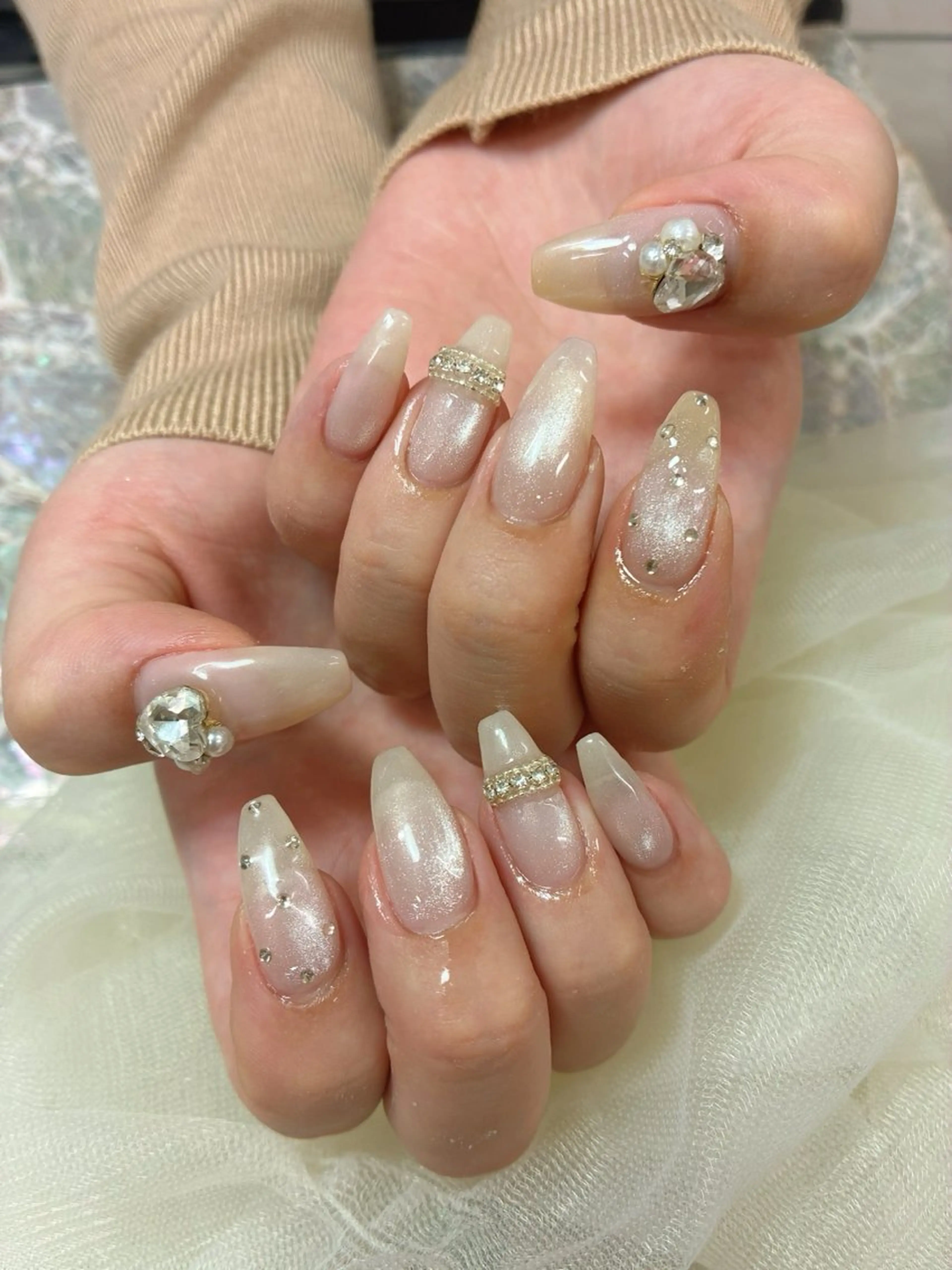 ネイル マグネットネイル 🌴konami 4U NAIL🥥のネイルデザイン