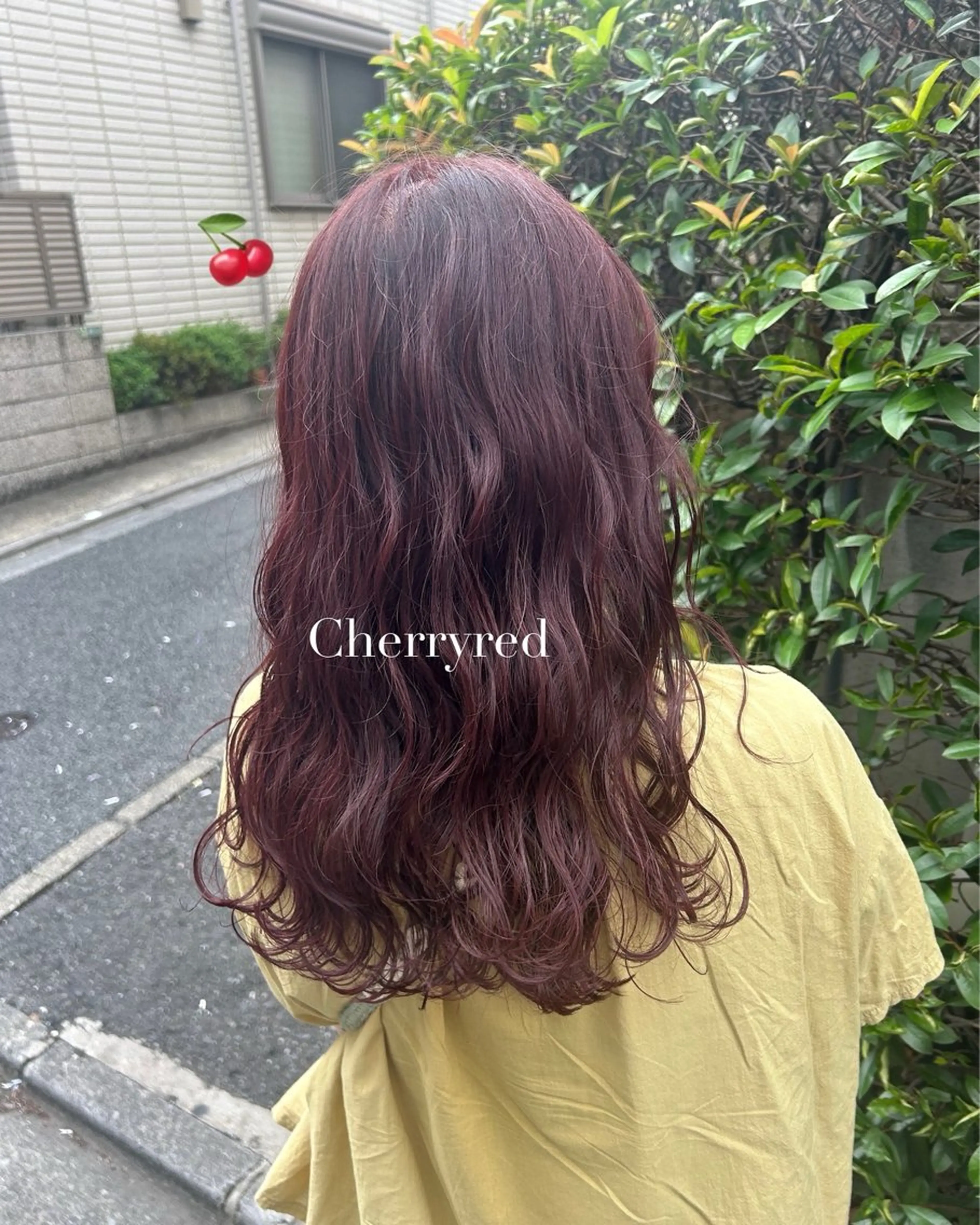 ロング カラー レッドカラー ヘアカラー トリートメント 暖色･似合わせカラー (廣石沙英🎀)のヘアスタイル
