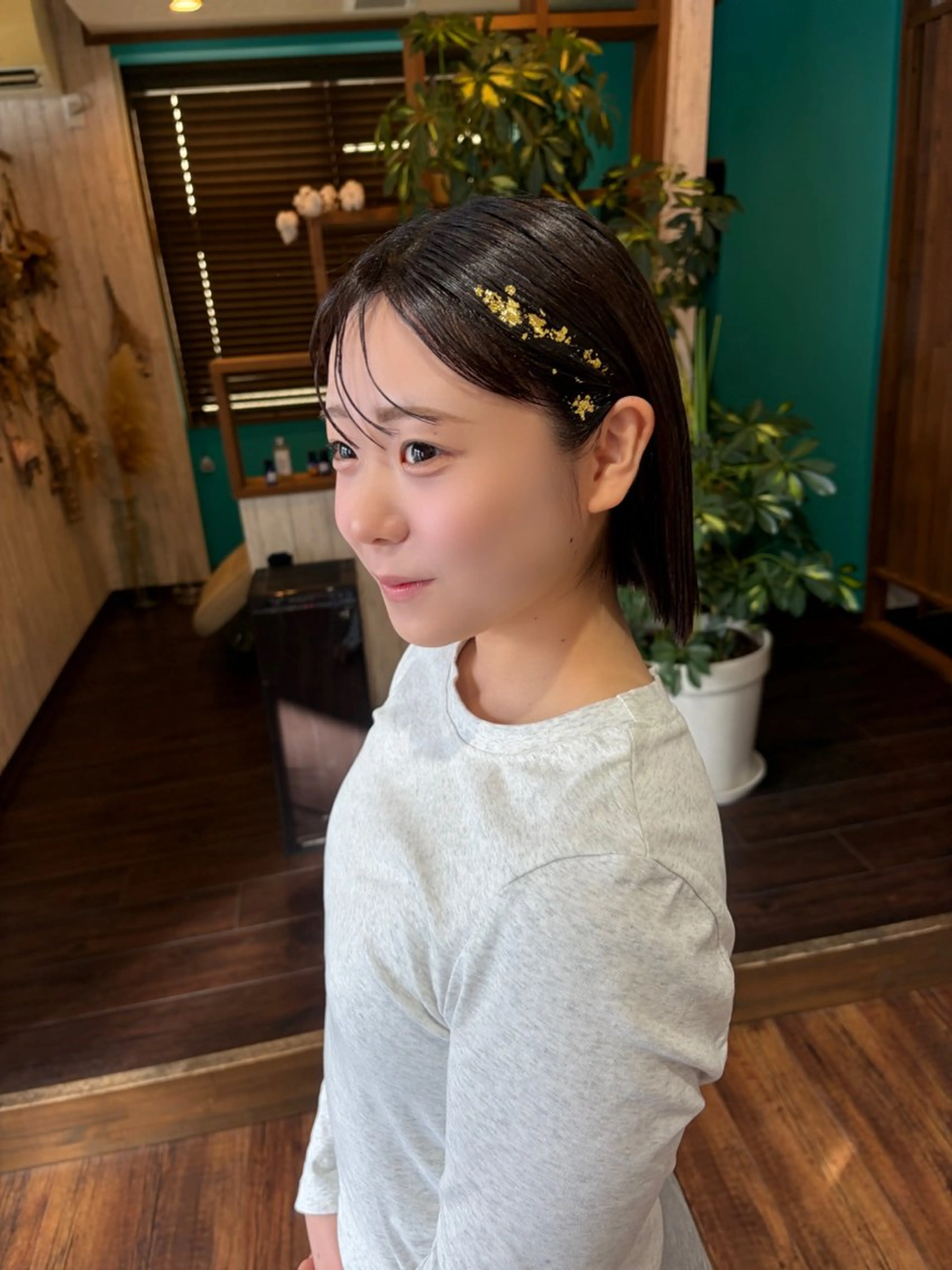 ショート ヘアアレンジ ヘアセット 早坂 さくらのヘアスタイル
