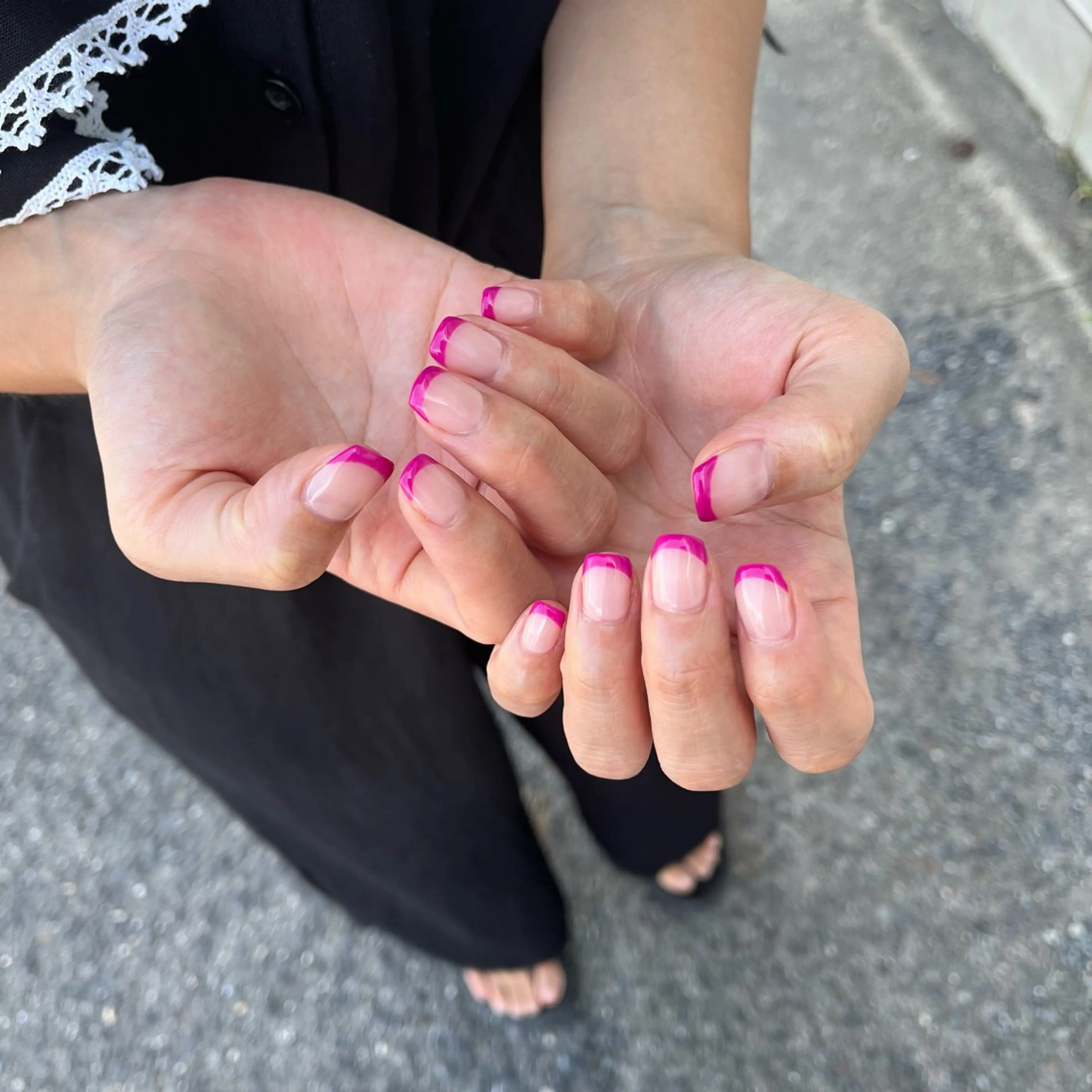 ネイル フレンチネイル #Amin nail salonのネイルデザイン