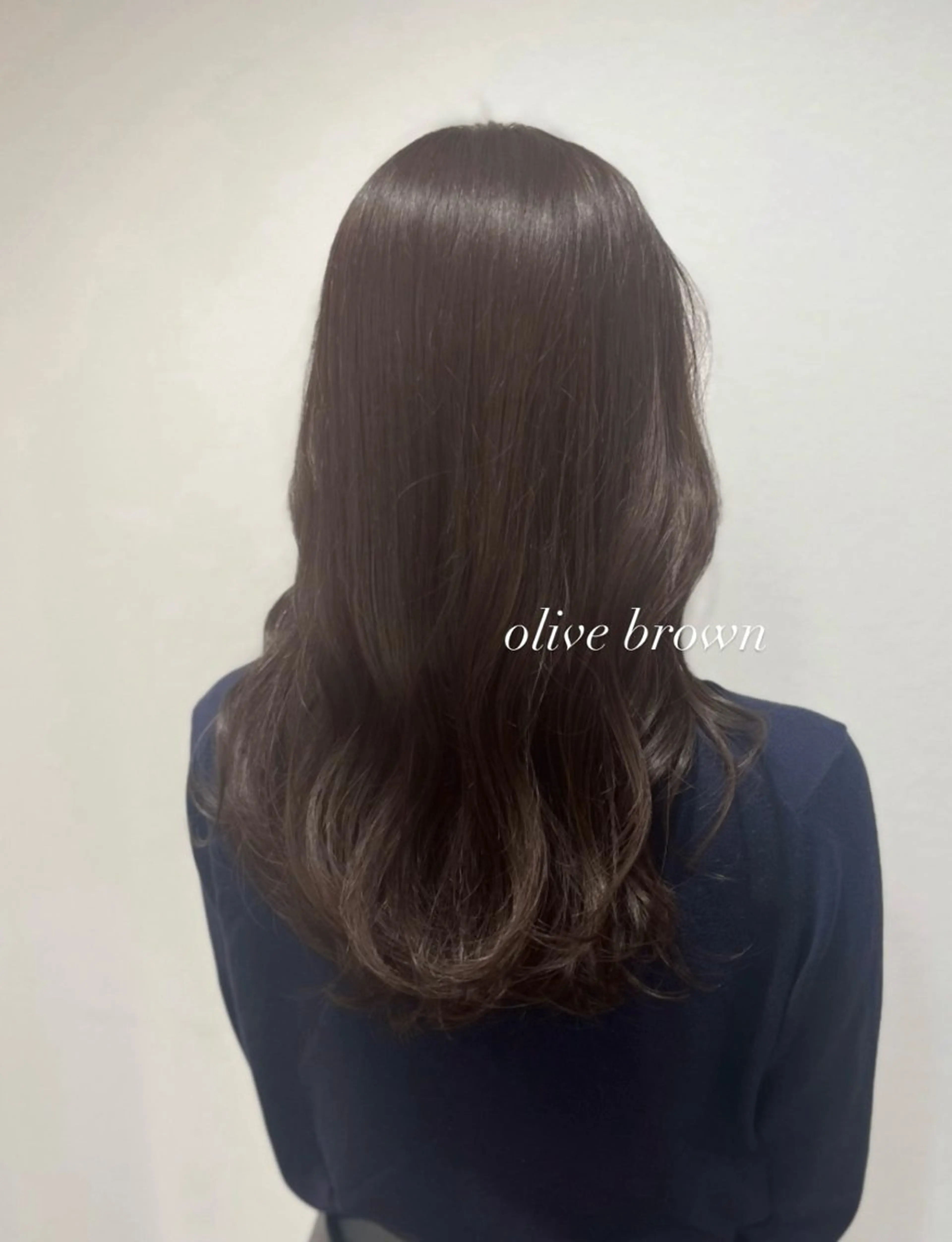 セミロング カラー カット ヘアカラー トリートメント 透明感カラー／ 艶感カラー／RAMUのヘアスタイル