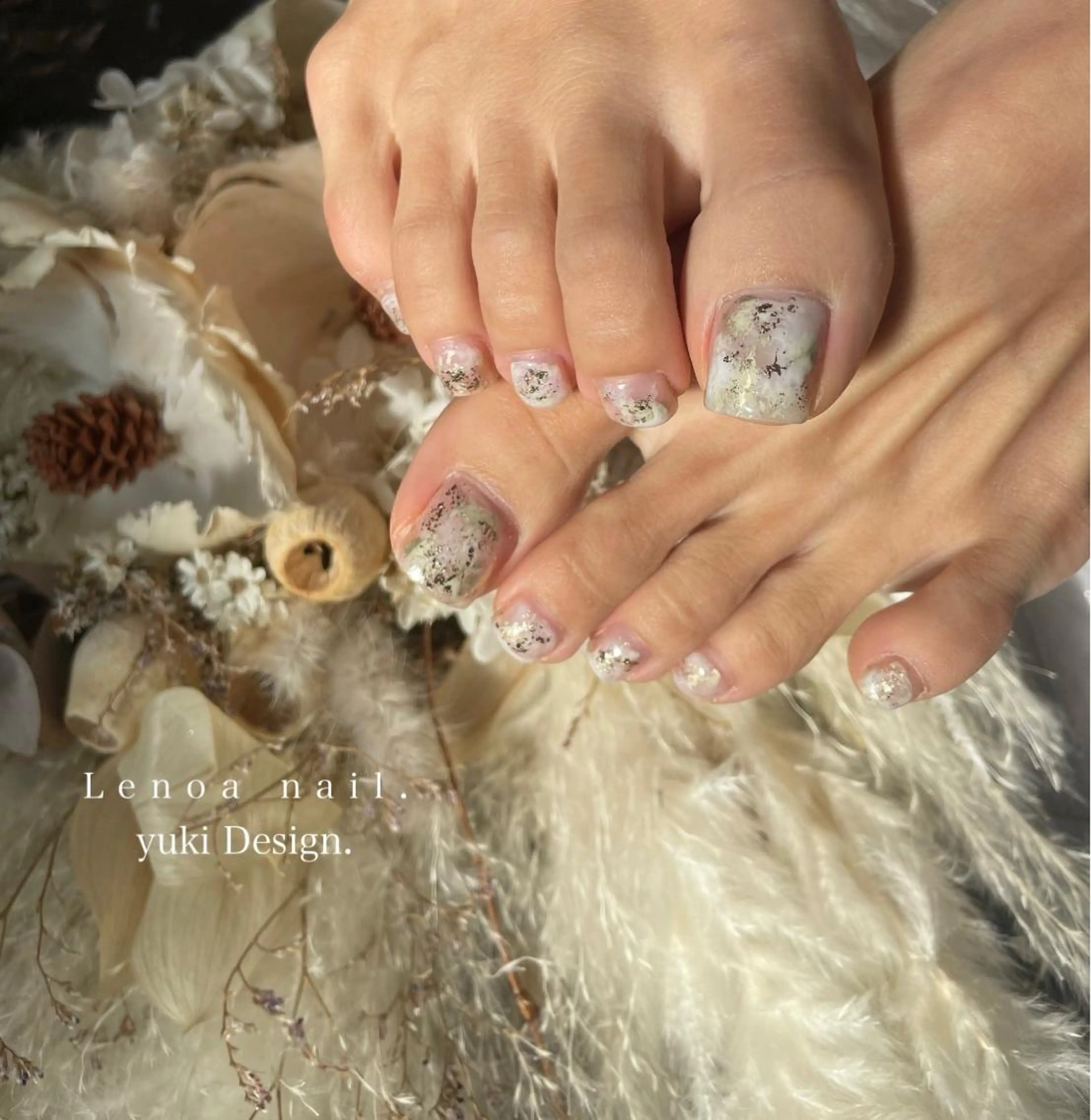ネイル フットネイル Lenoa Yukiのネイルデザイン