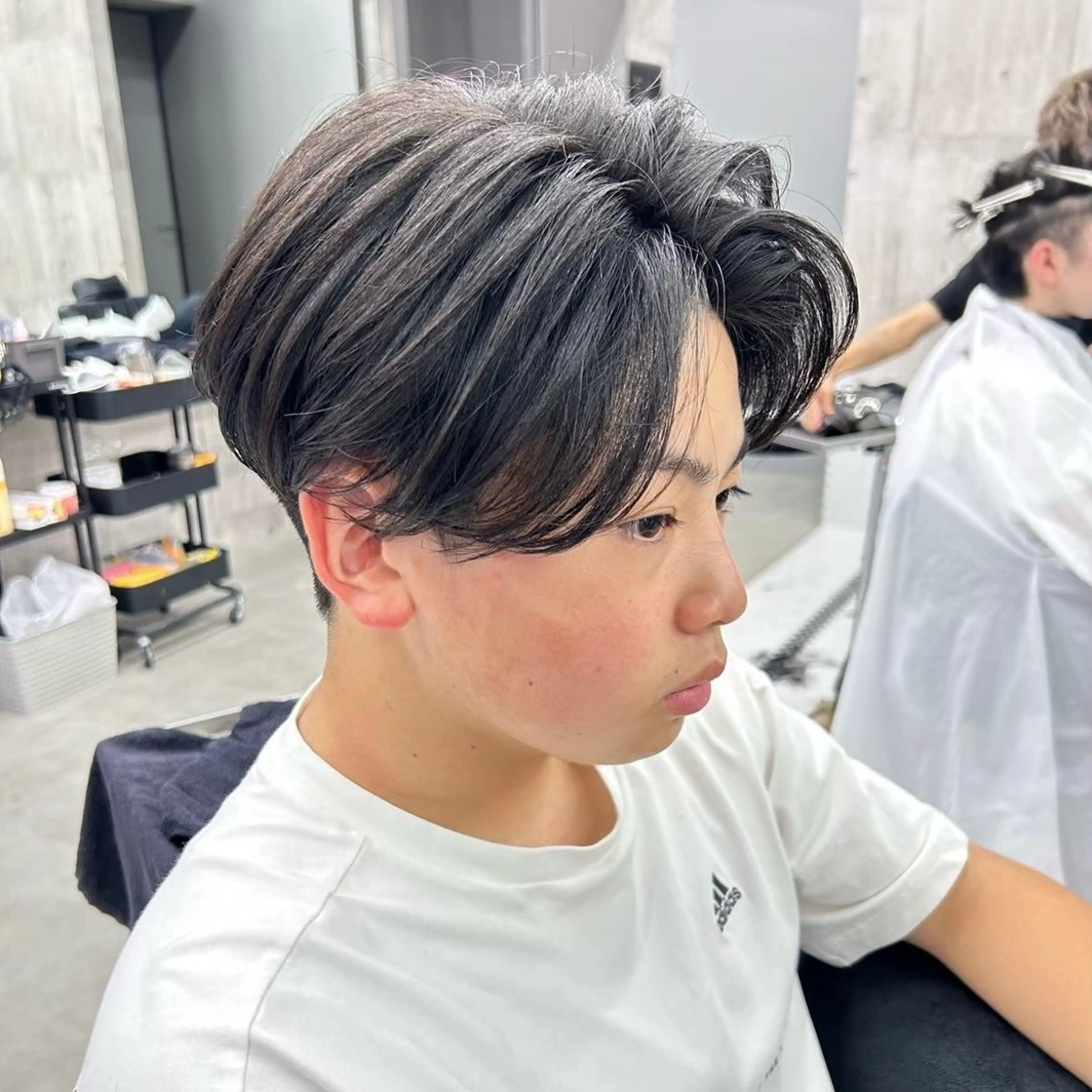 メンズ カット パーマ tidasmile /カラー/カットのヘアスタイル