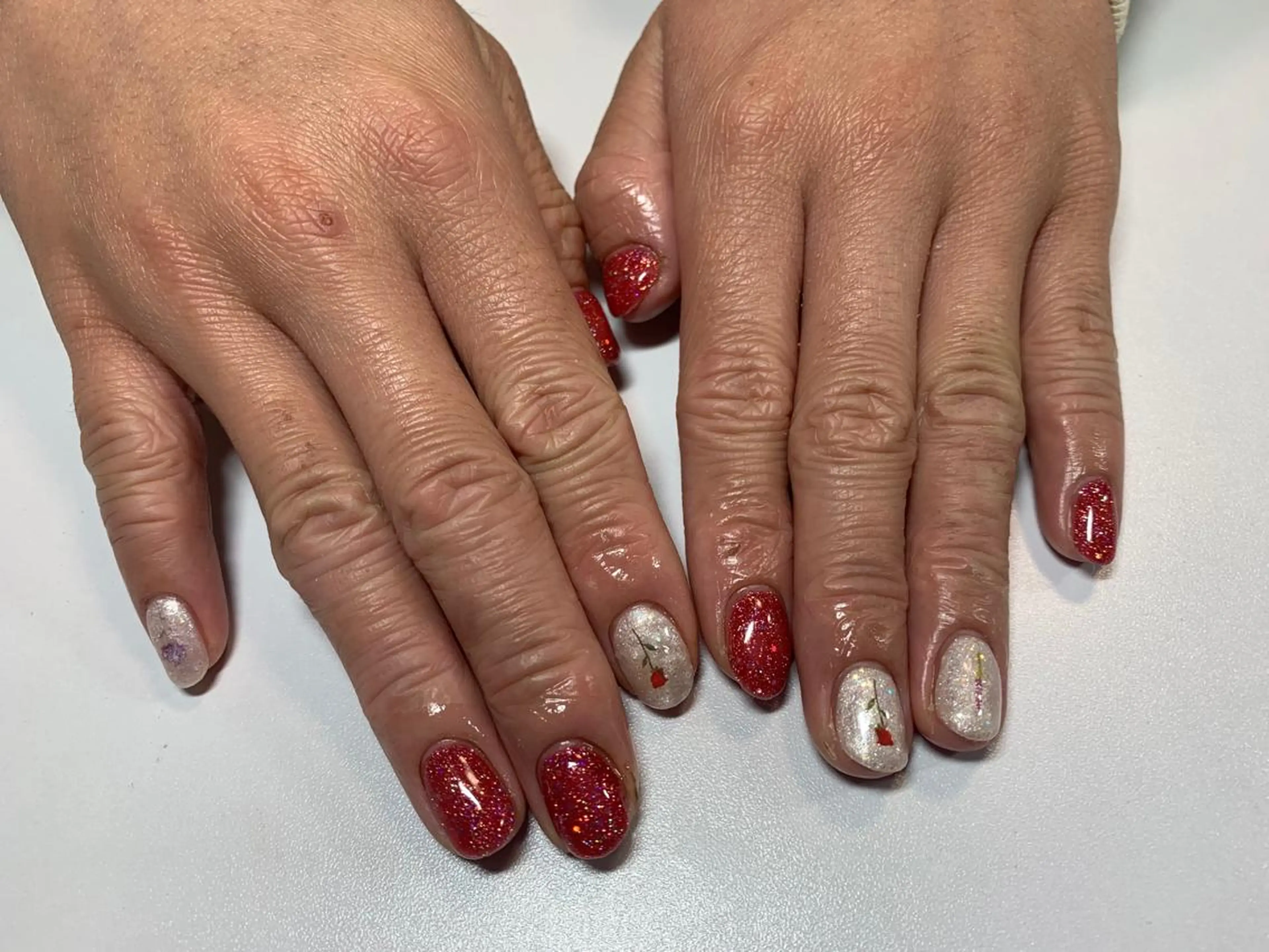 ネイル アートネイル 冬ネイル クリスマス 松山 美由紀のネイルデザイン