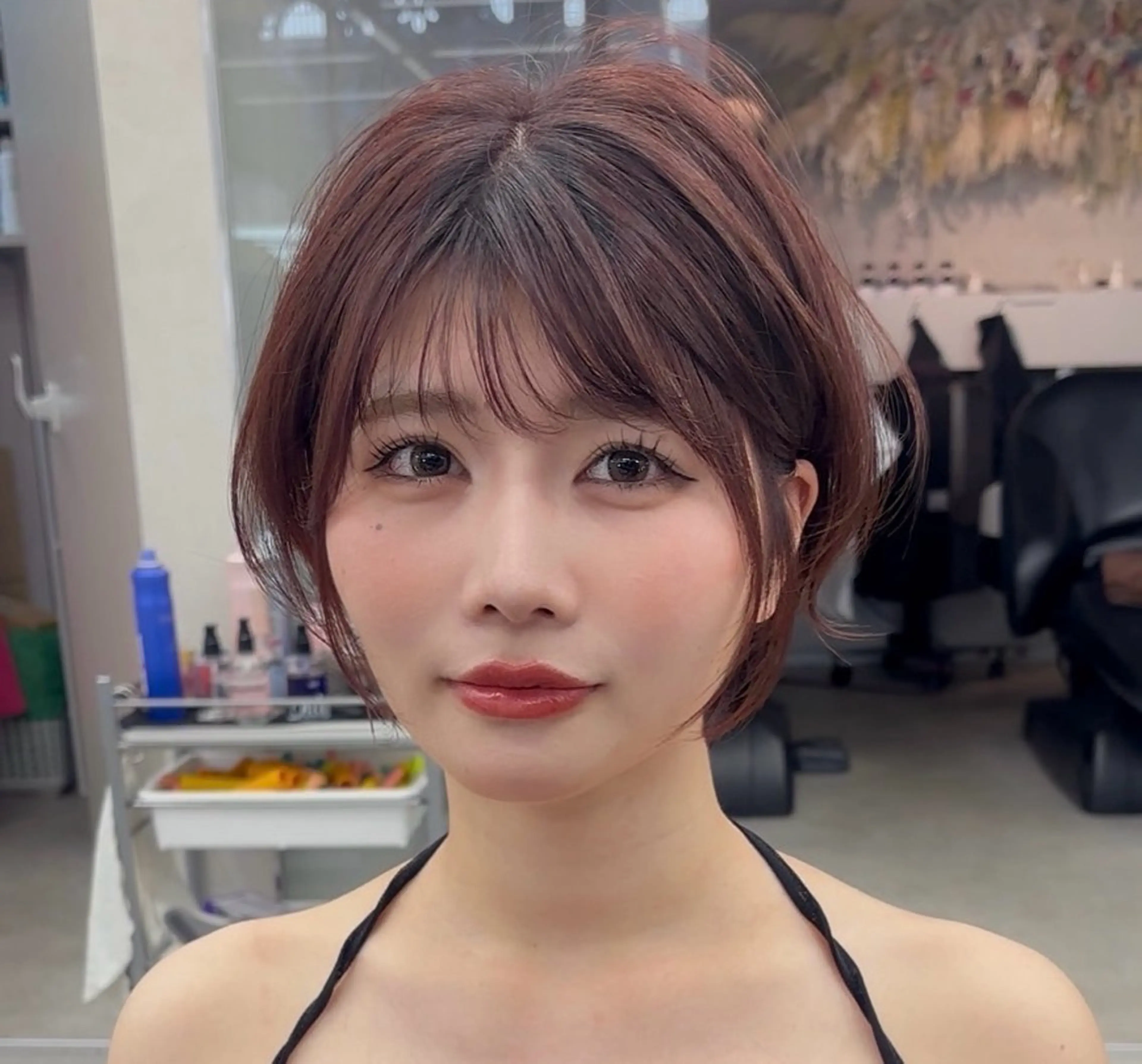 カット＋前髪パーマの写真