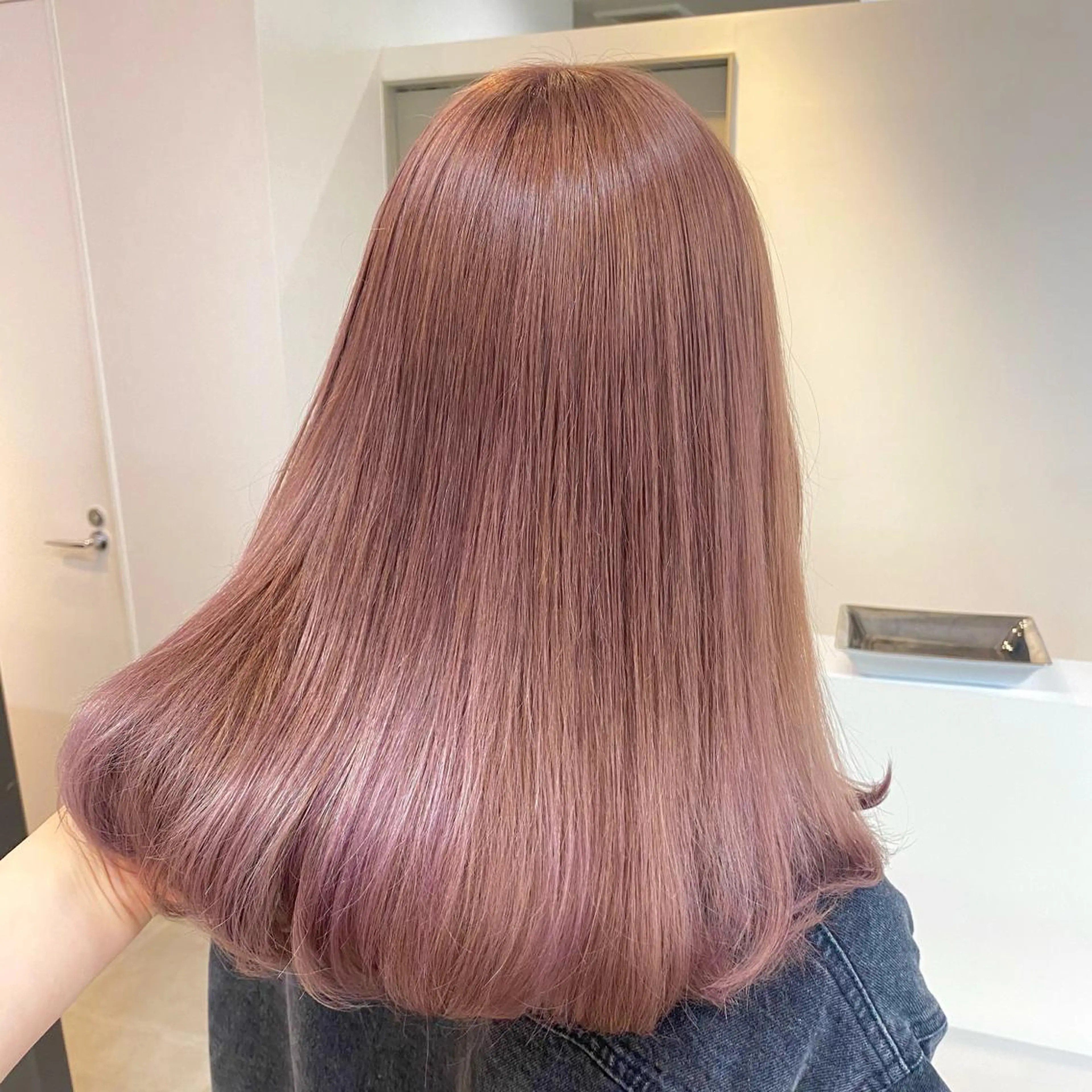 ロング カラー 💘韓国レイヤー上 品カラーruru💘のヘアスタイル