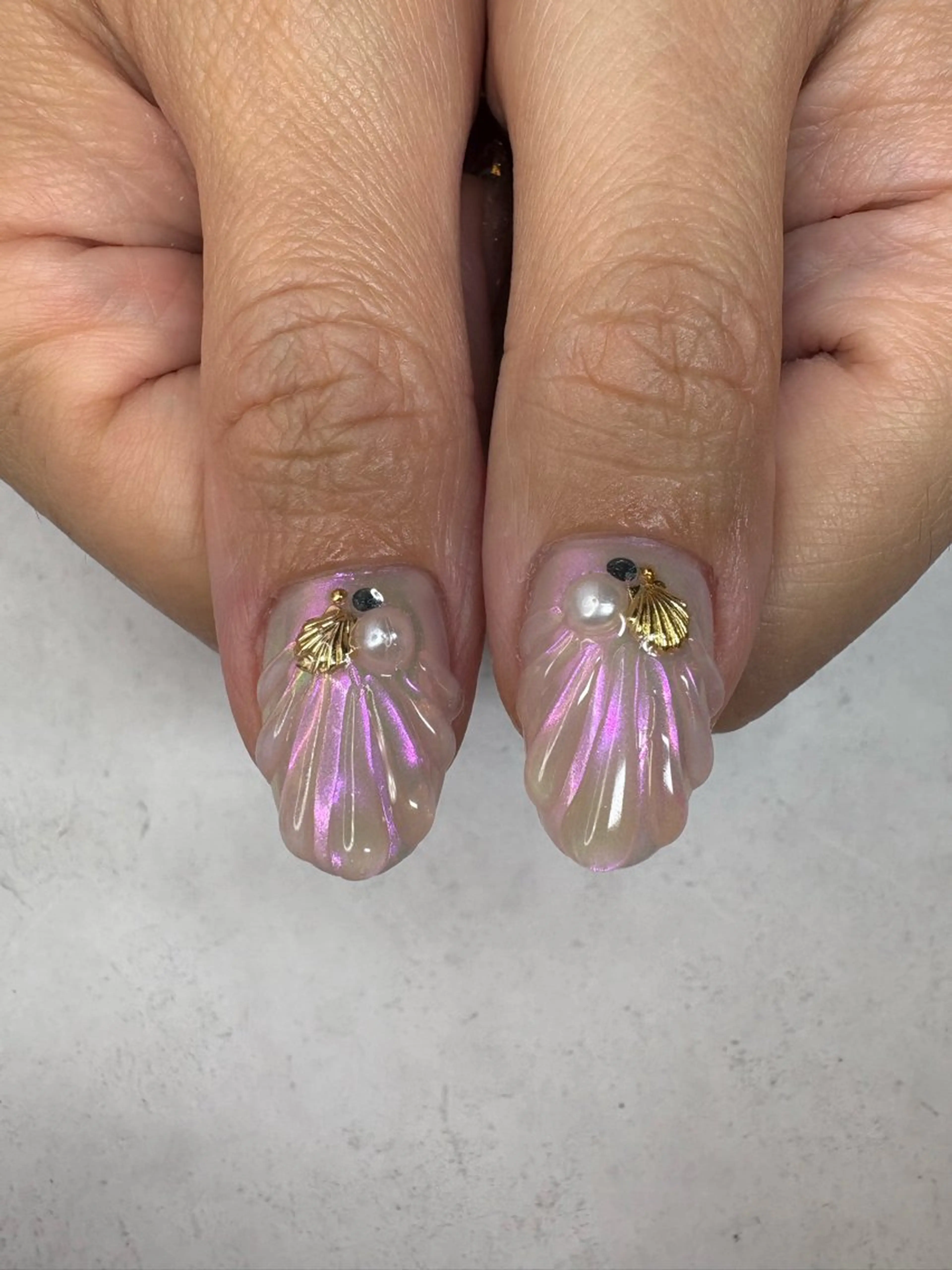 ネイル スカルプネイル ショートネイル atelier7. yukiのネイルデザイン