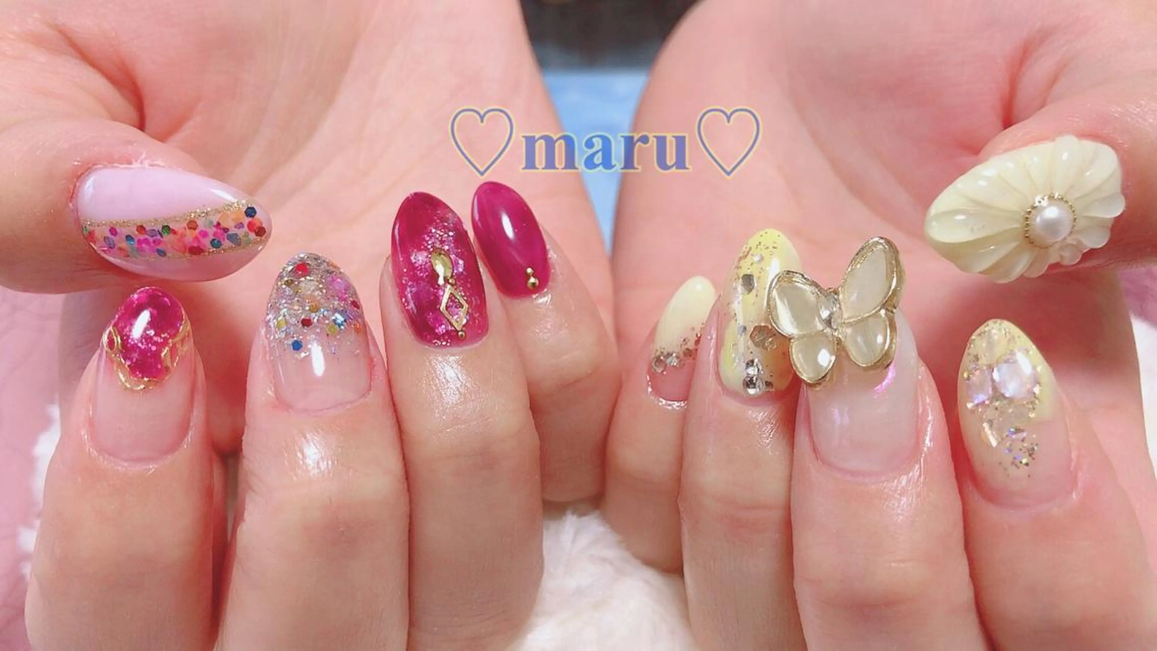 ネイル 持ち込み ハンドネイル フットネイル まるみ♡7/1〜値上 げ致します(>_<)のその他イメージ