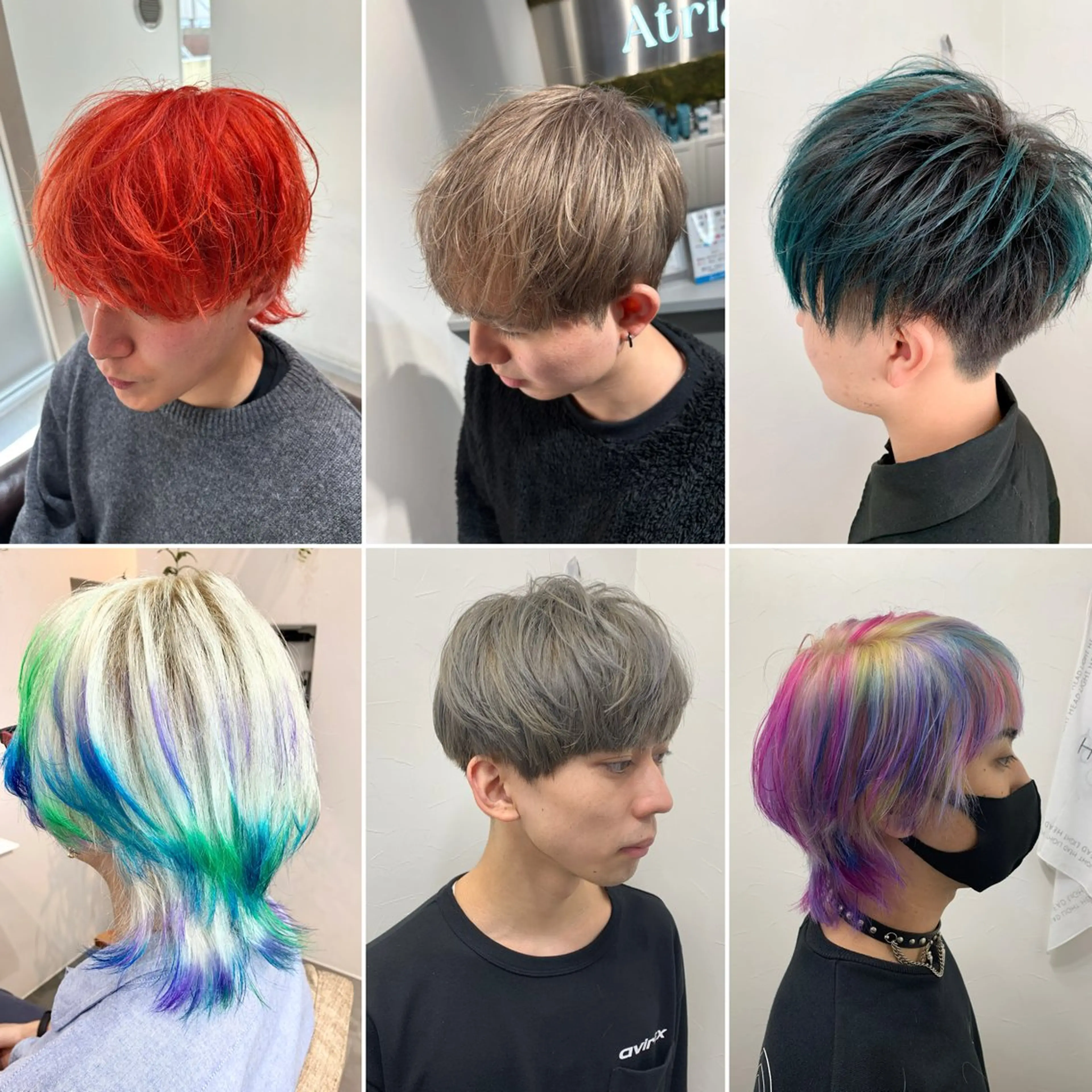 【メンズ限定】ブリーチ&カラー&カットの写真