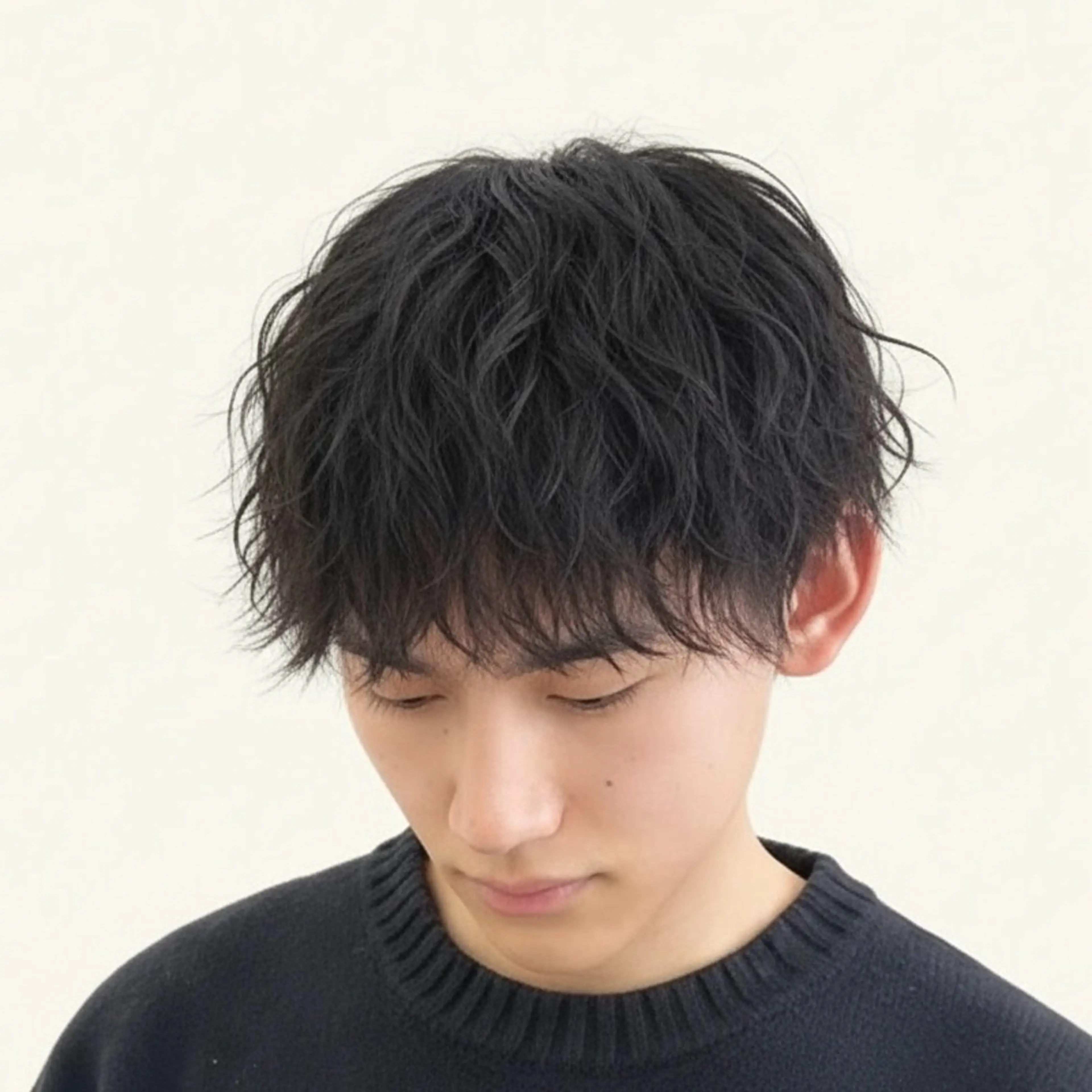 パーマ 成瀬スパイラル パーマ清水大隼のヘアスタイル