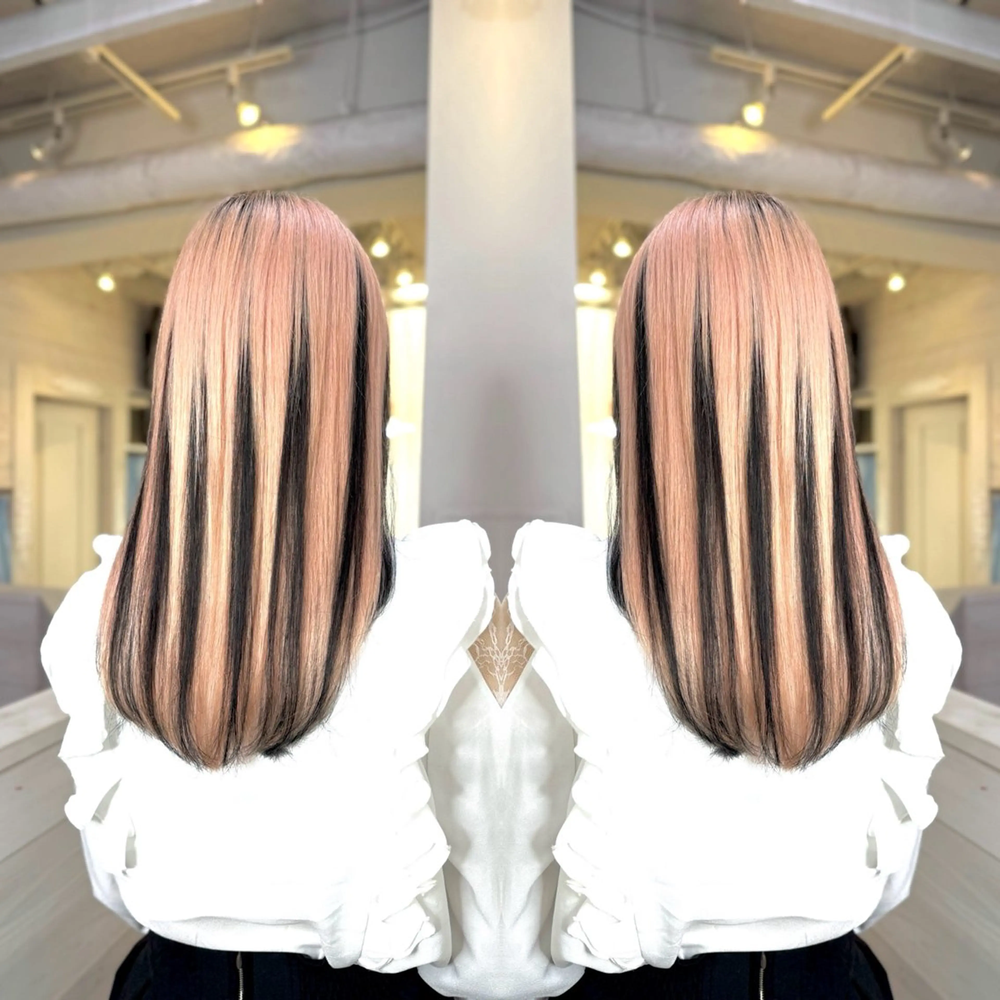 セミロング シールエクステ 🦋‪錦糸町YUKAのヘアスタイル