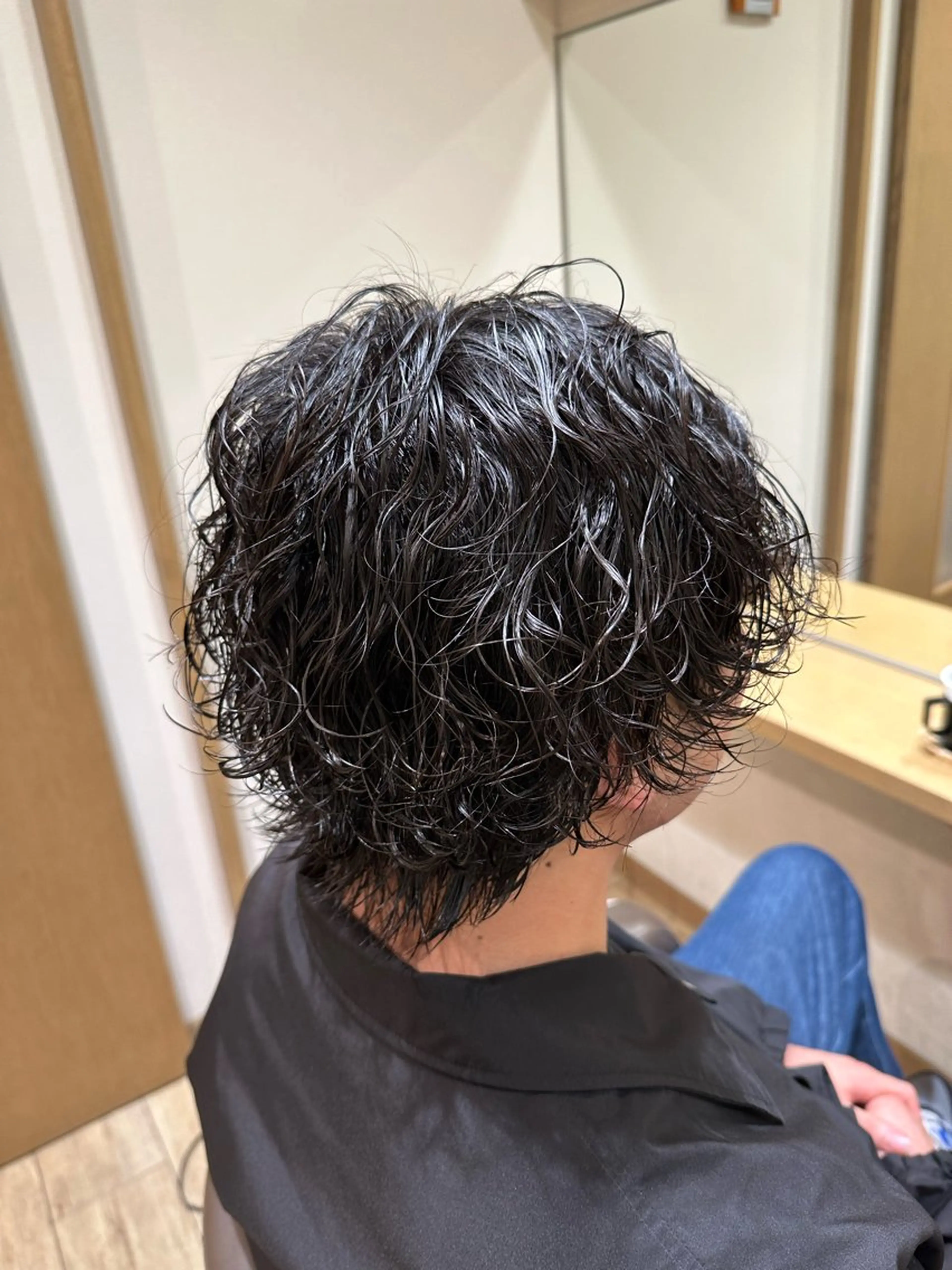 パーマ 玉木 雄也のヘアスタイル