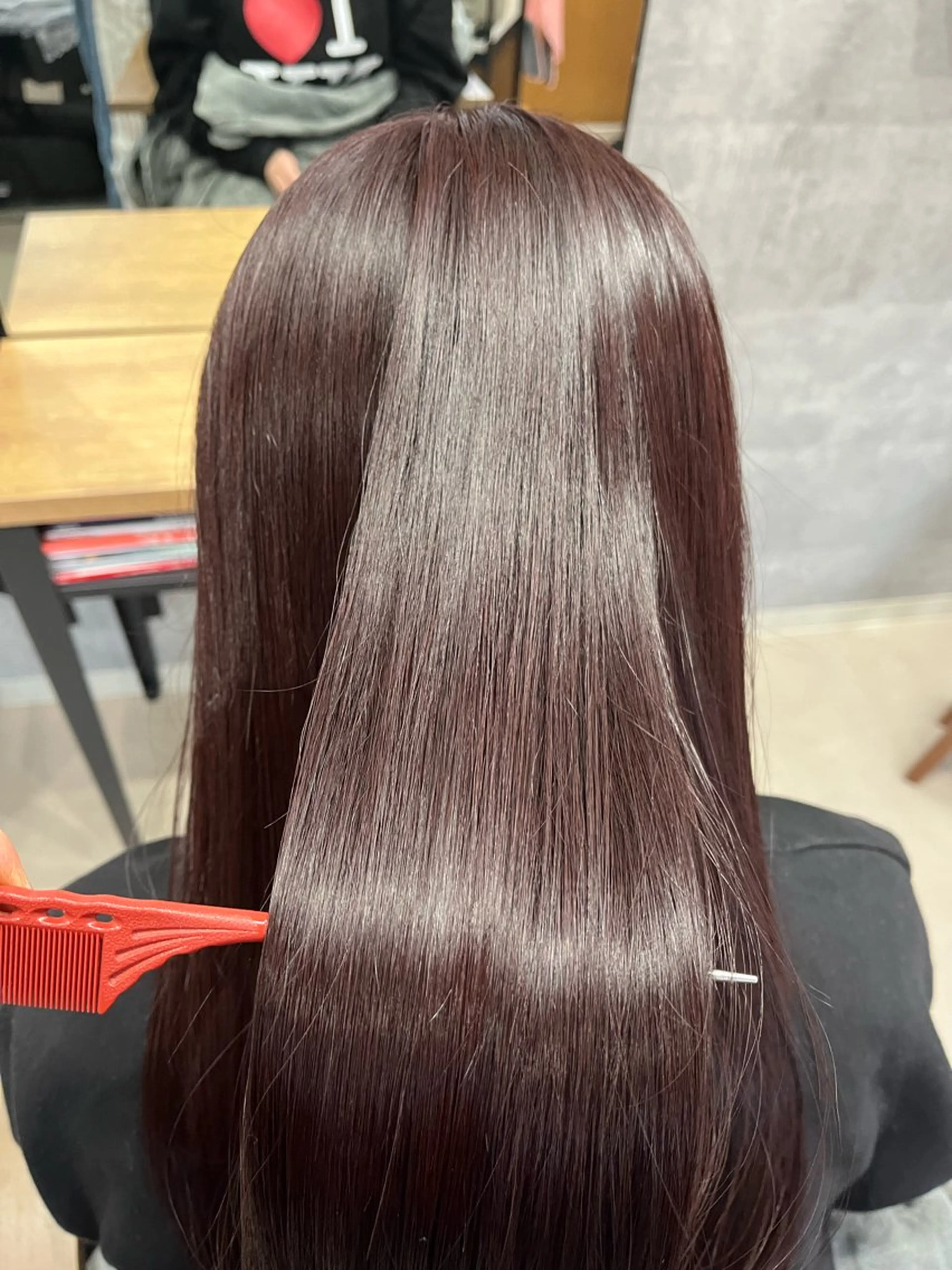 ロング カラー ヤマモト ヒロミのヘアスタイル