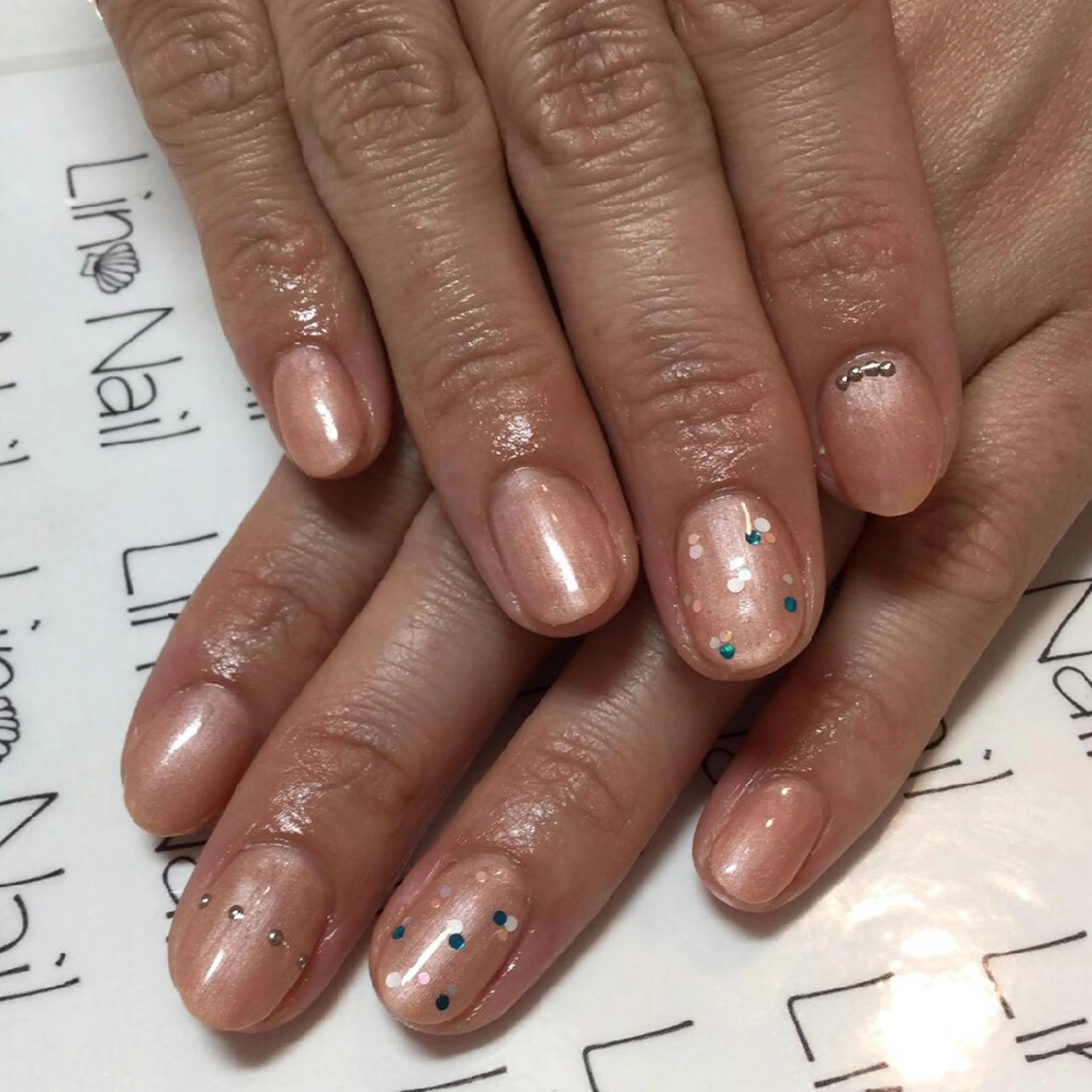ショート ミディアム セミロング ネイル まつエク アートネイル Lino Nail sekitomiのネイルデザイン