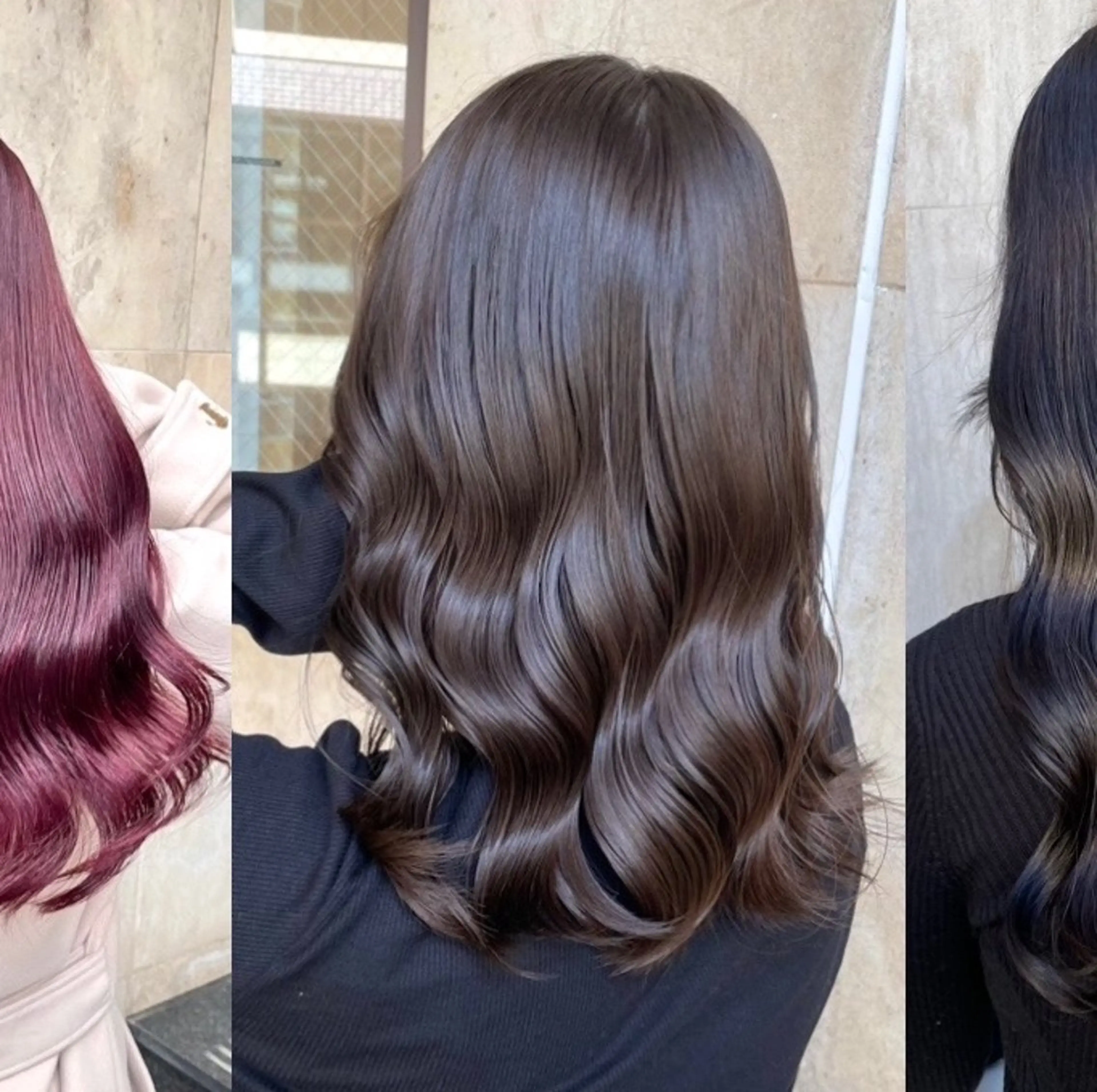 セミロング ミヤザキ タクトのヘアスタイル