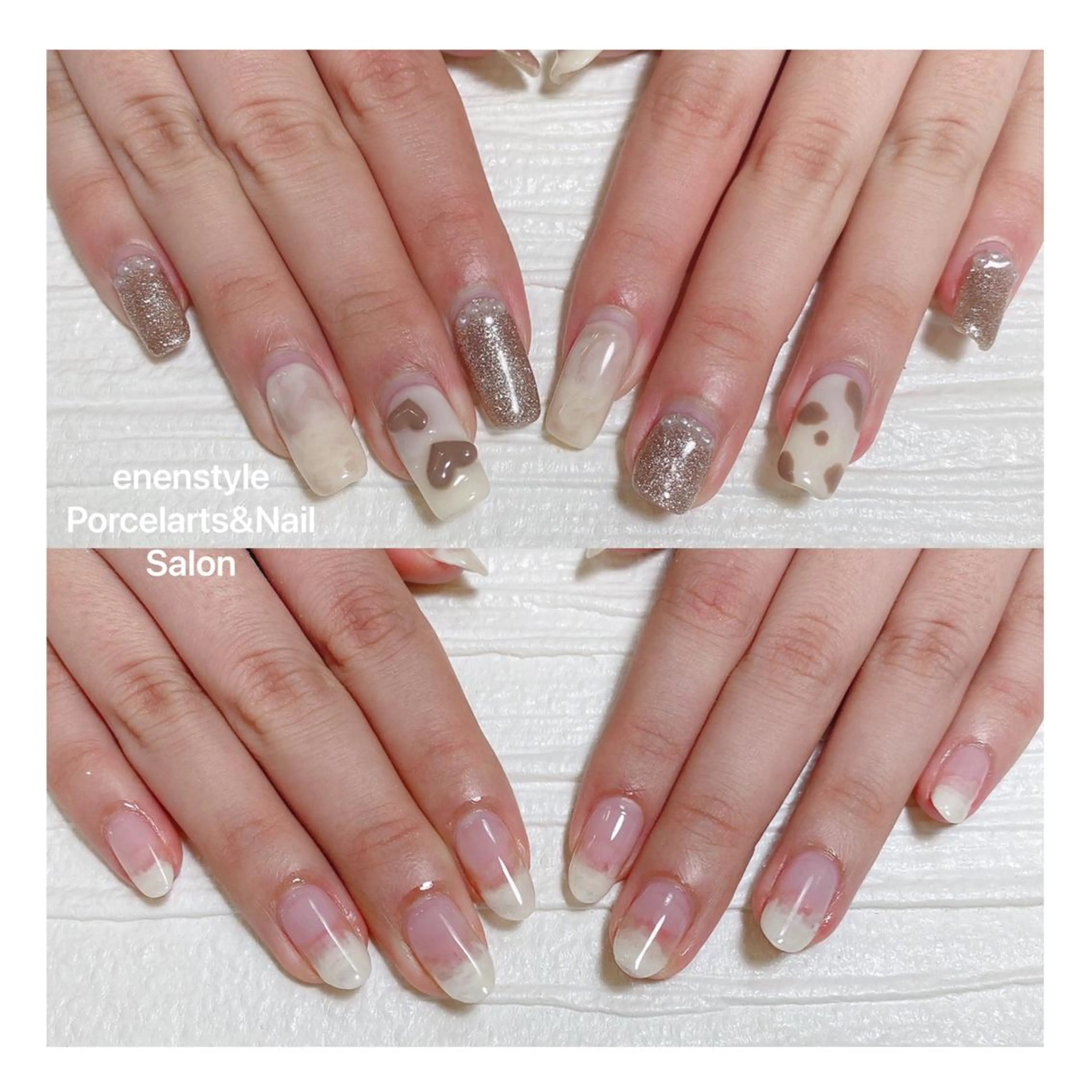 ミディアム ネイル 👑enen style👑のネイルデザイン