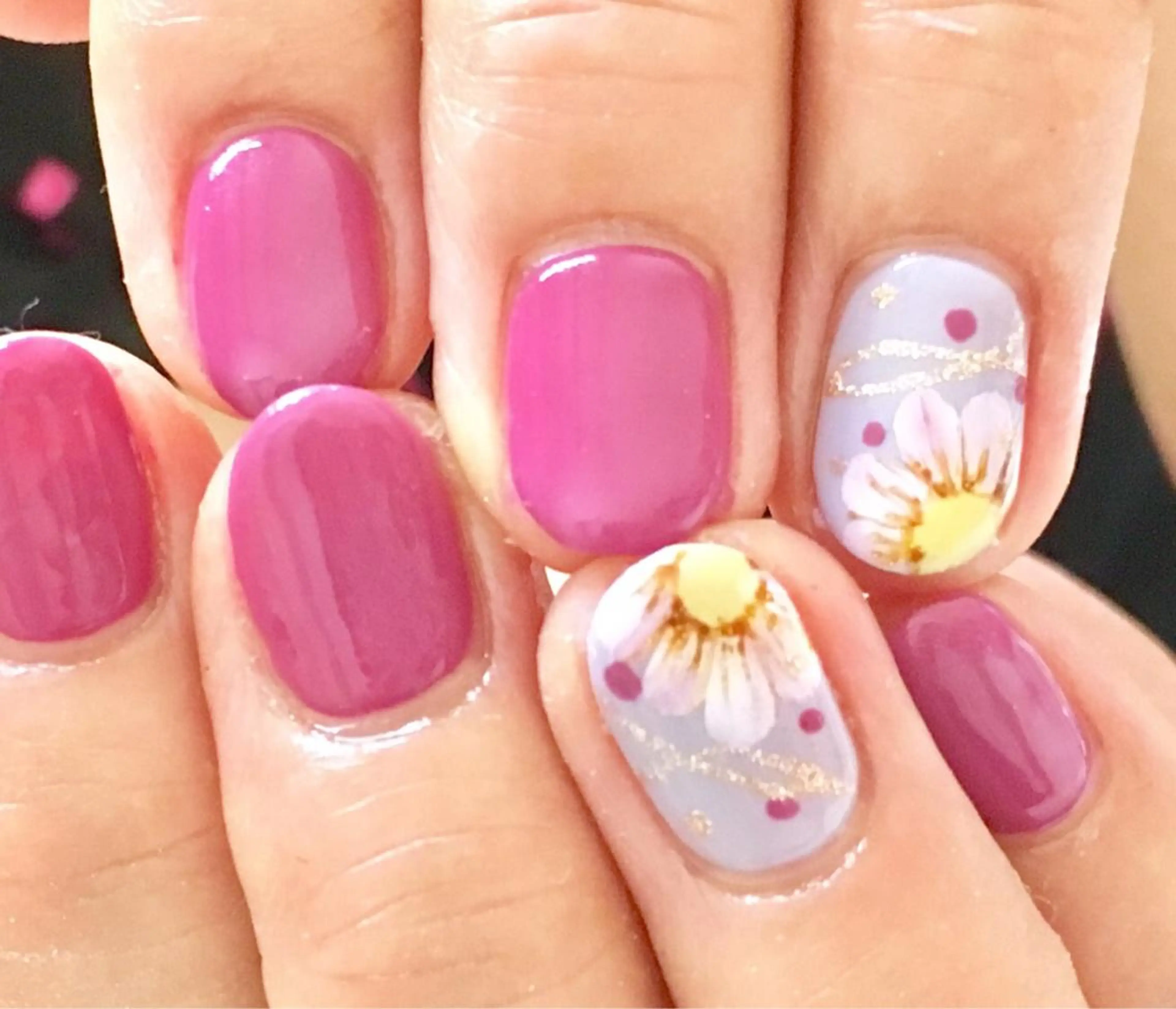 ネイル ショートネイル アクア ライズのネイルデザイン