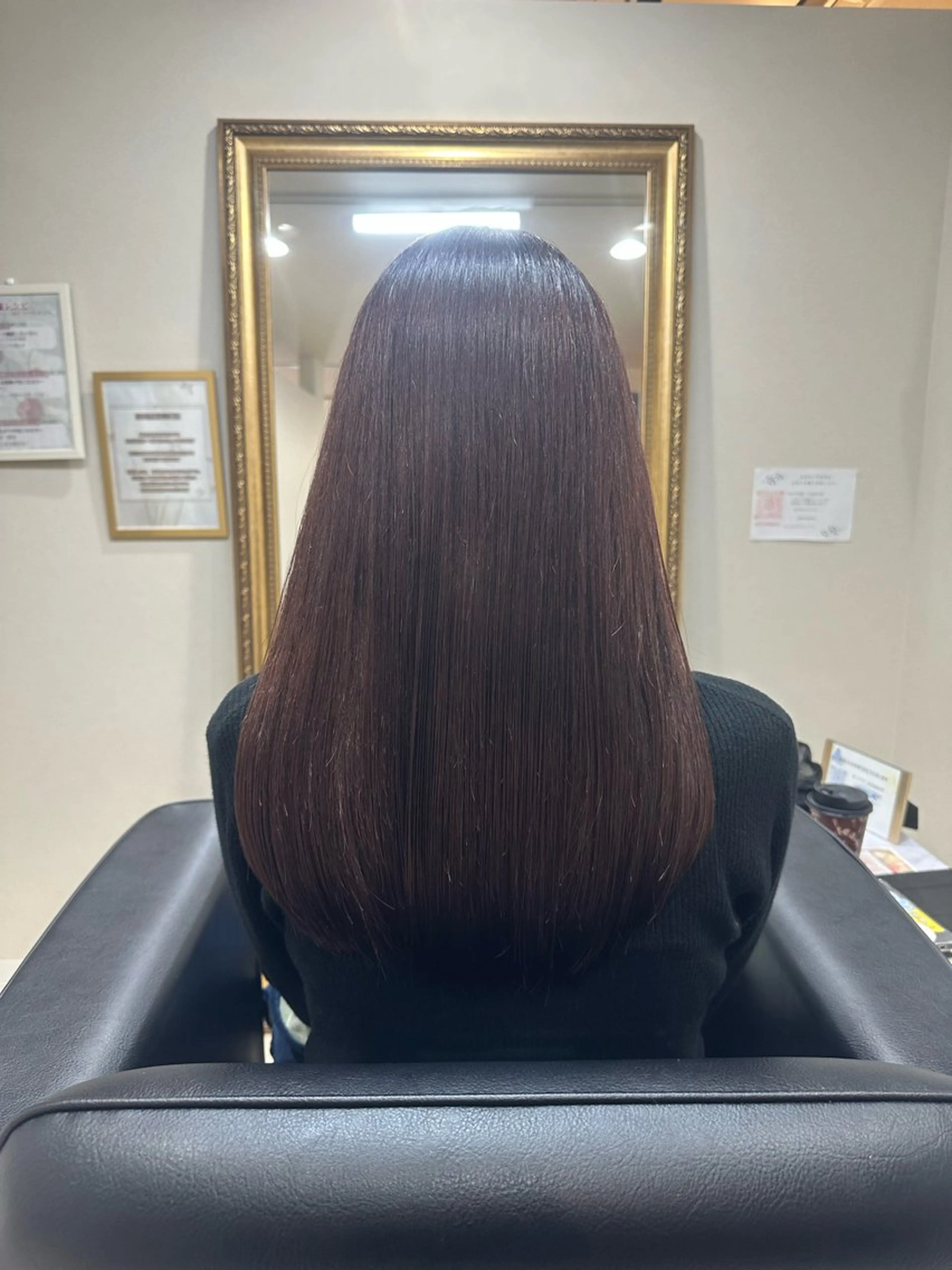 ロング カラー 中原 澪のヘアスタイル