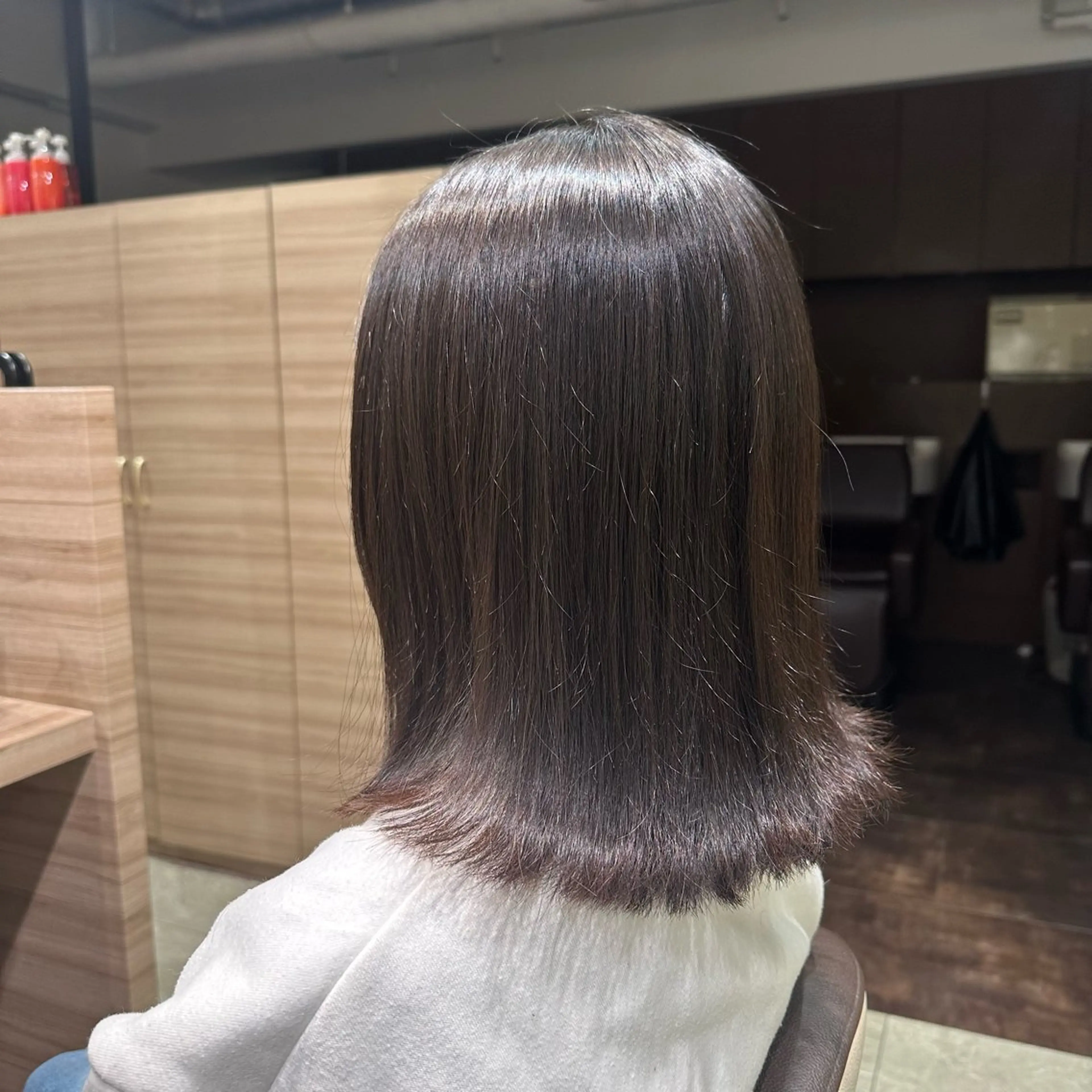 ミディアム カラー カット ヘアカラー Ash浦安店 富谷 日菜乃のヘアスタイル