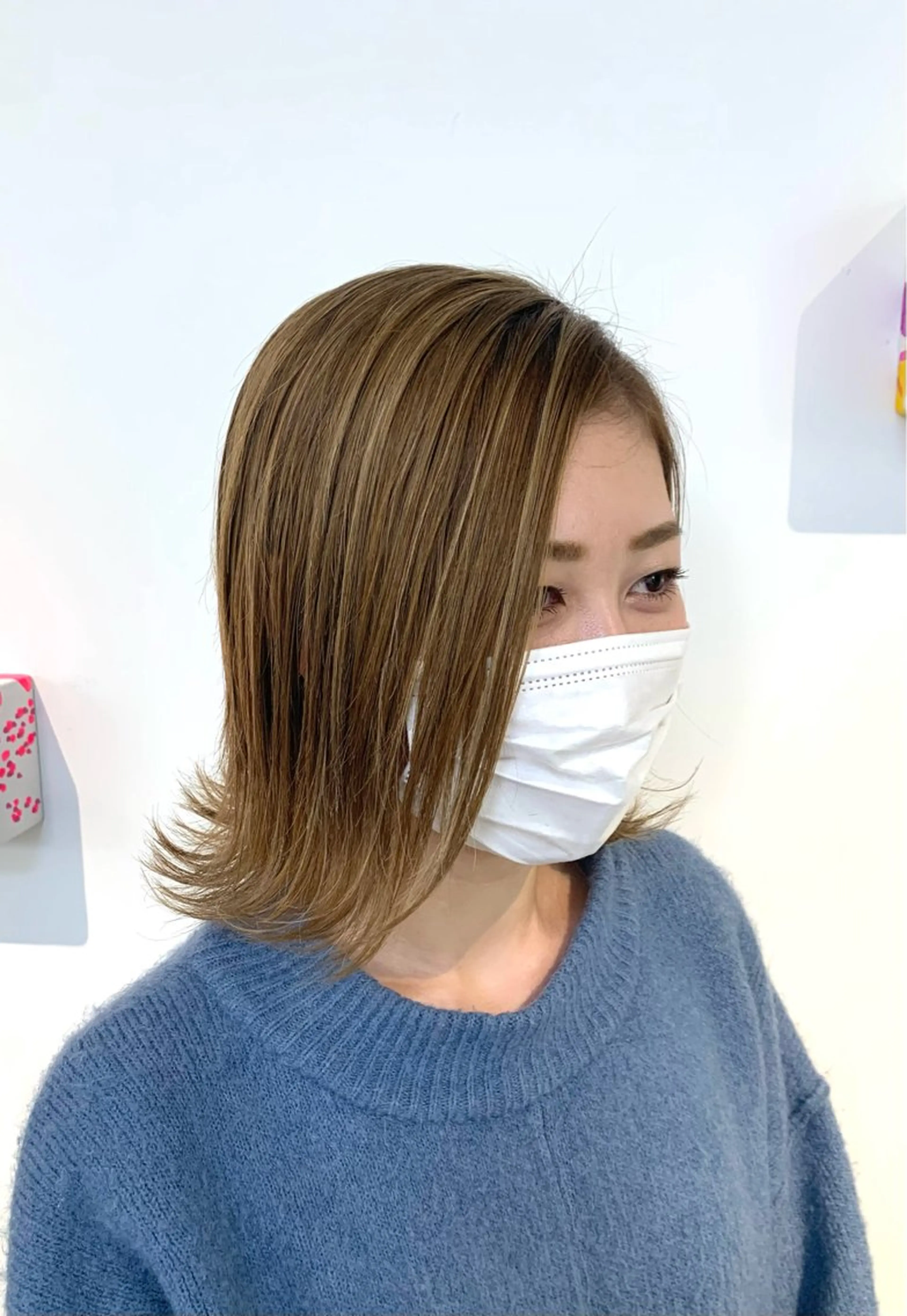 ミディアム カラー ヘアカラー トリートメント ✂︎ wakano shinpei✂︎のヘアスタイル