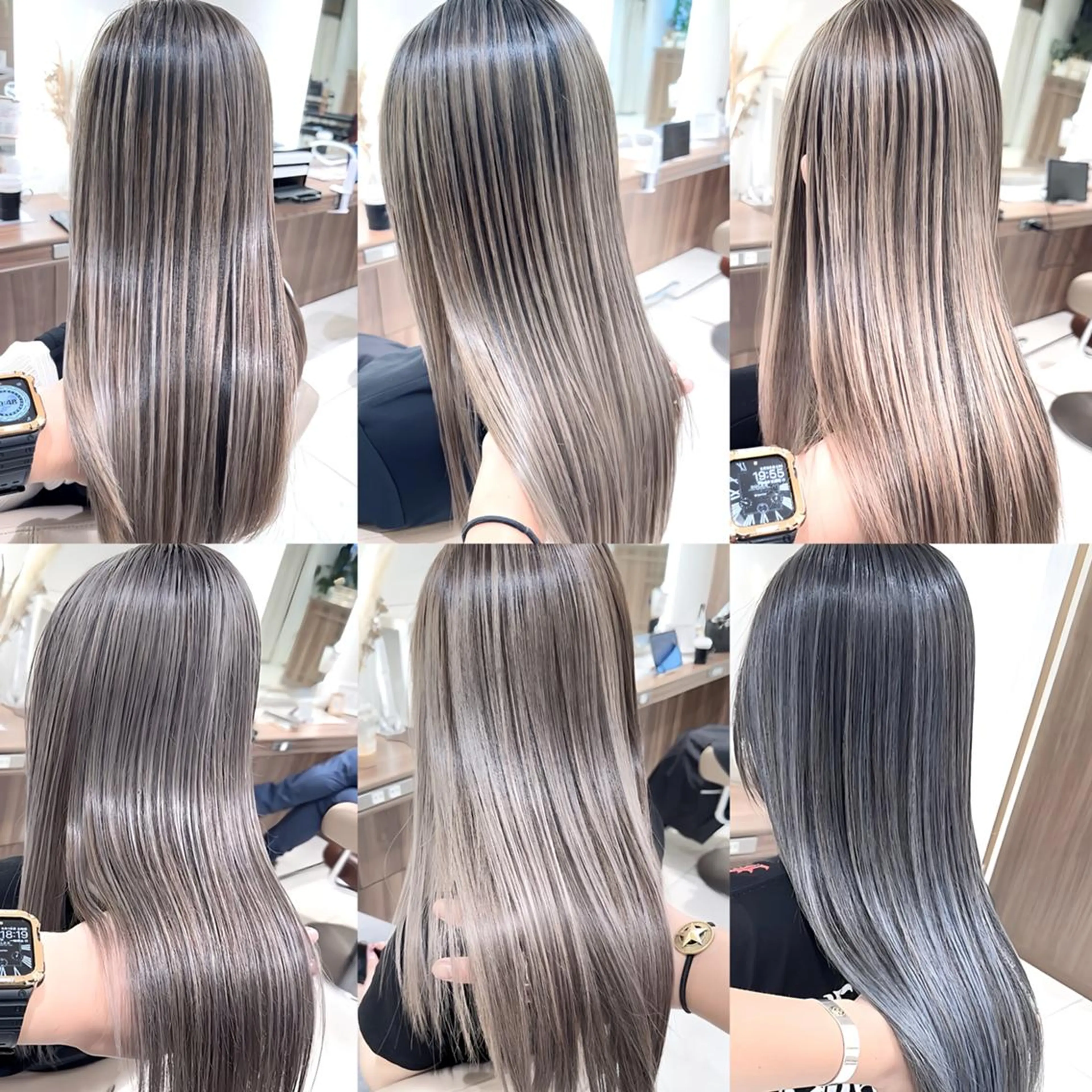 セミロング カラー 髪質改善 ヘアカラー 渡邊楓果／髪質改善 ブリーチ/カラーのヘアスタイル