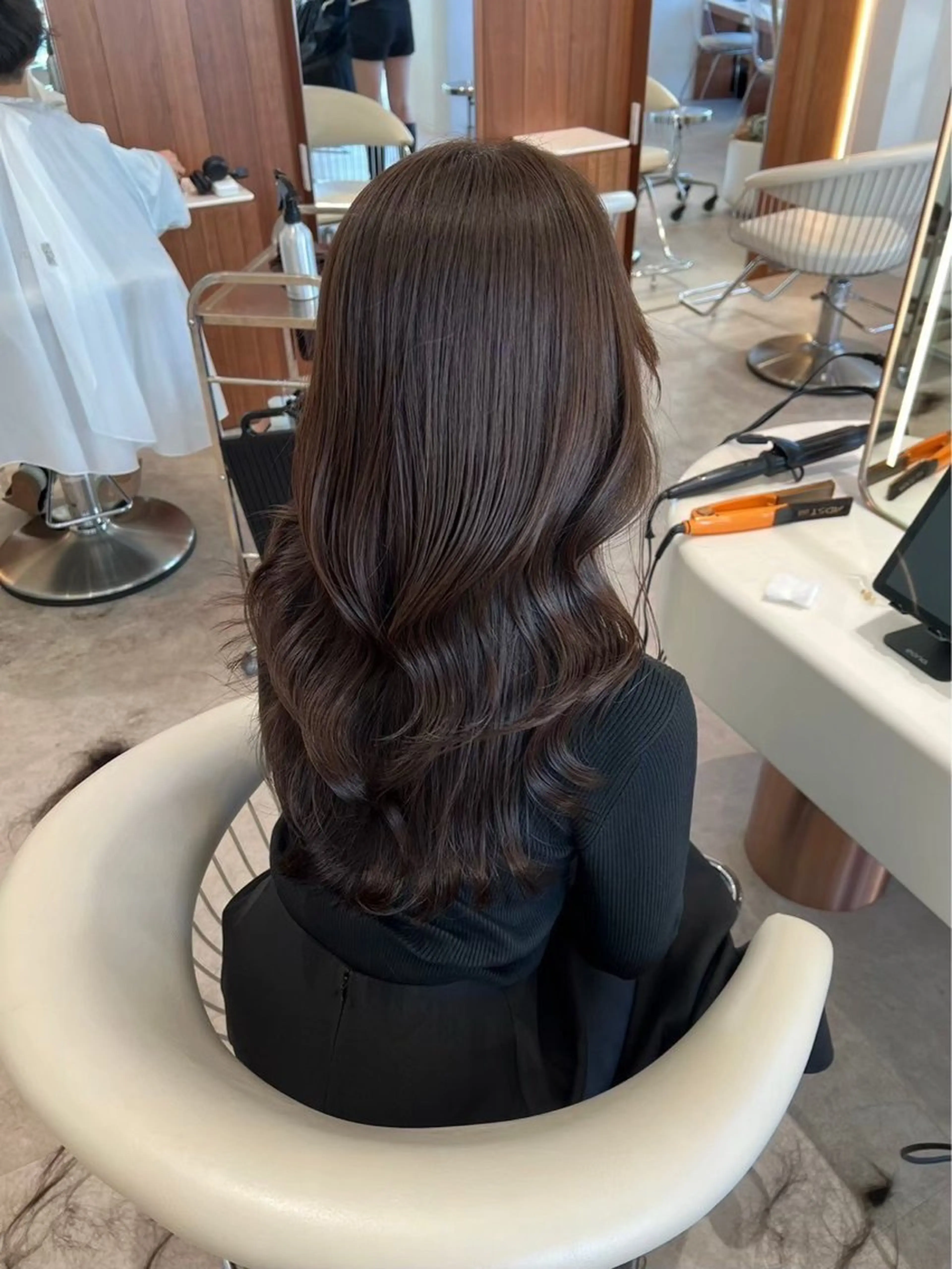 ロング カラー ブリーチ ブリーチなしカラー カット ヘアカラー トリートメント 立川美容師✨️❤️ まゆかのヘアスタイル