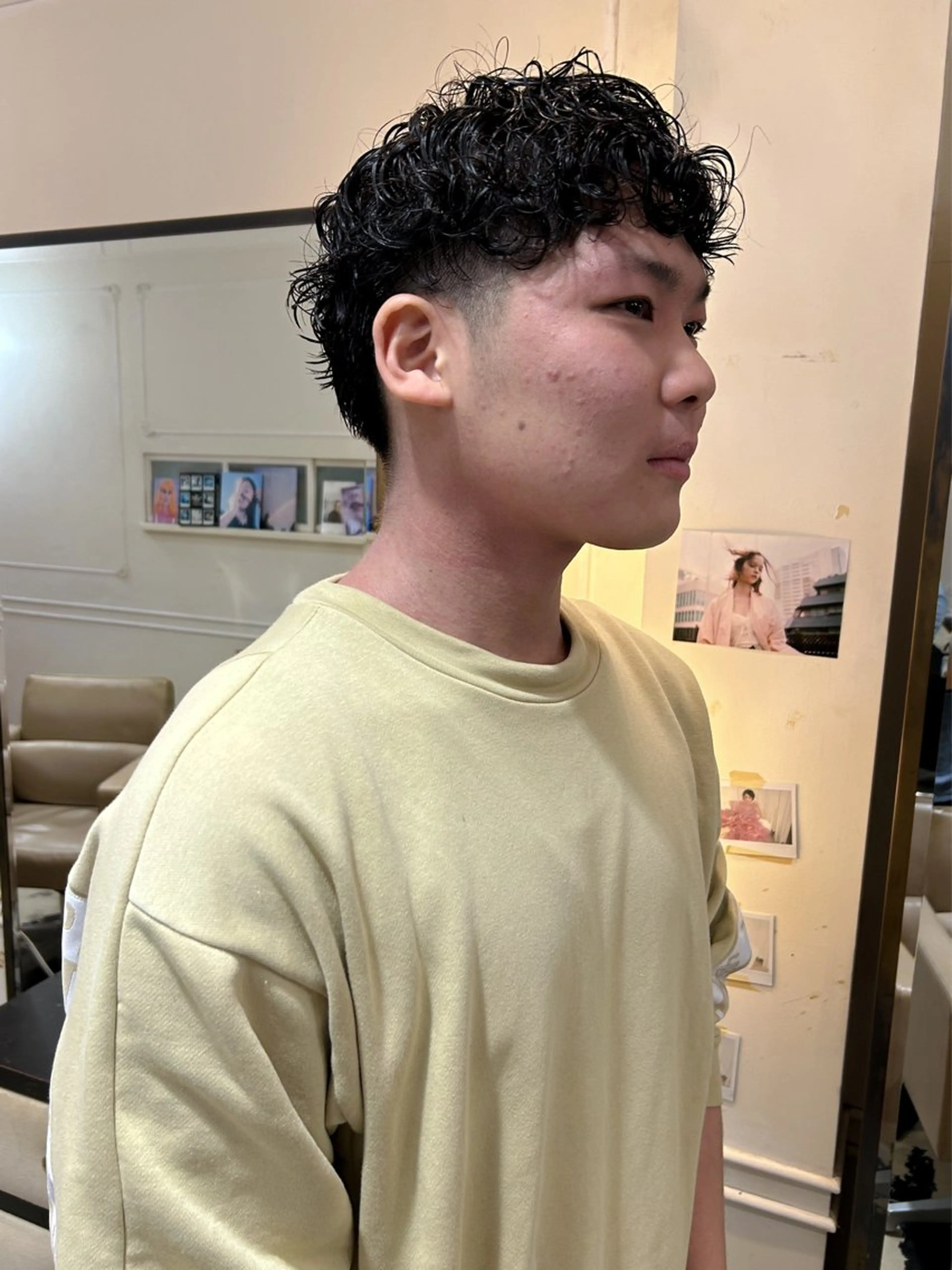 メンズ メンズパーマ パーマ RINKA 岡崎美容室のヘアスタイル