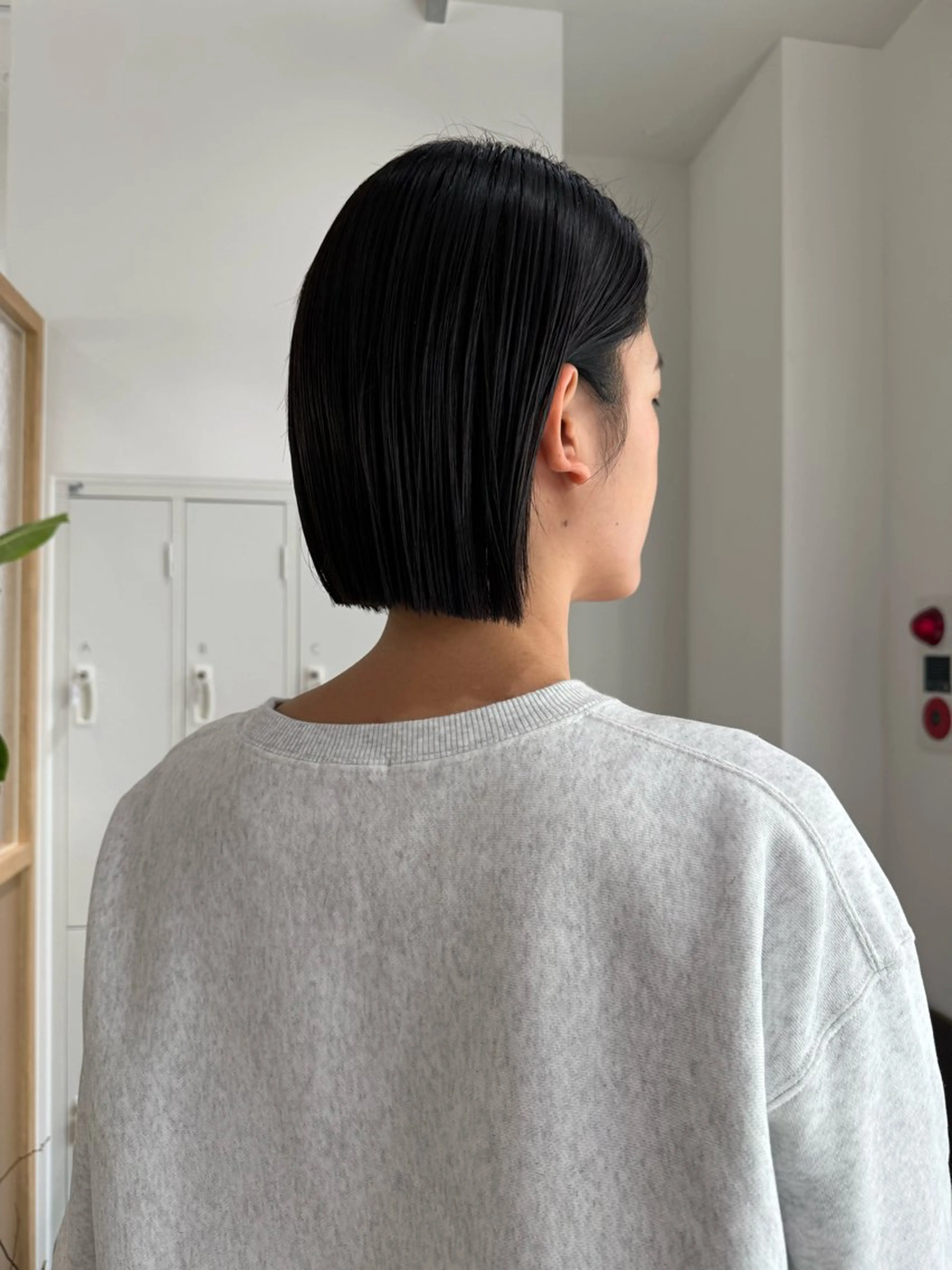 ショート カラー 切りっぱなしボブ ボブ 髪質改善 カット ヘアカラー トリートメント カラー/髪質改善 レイヤー/vagueのヘアスタイル