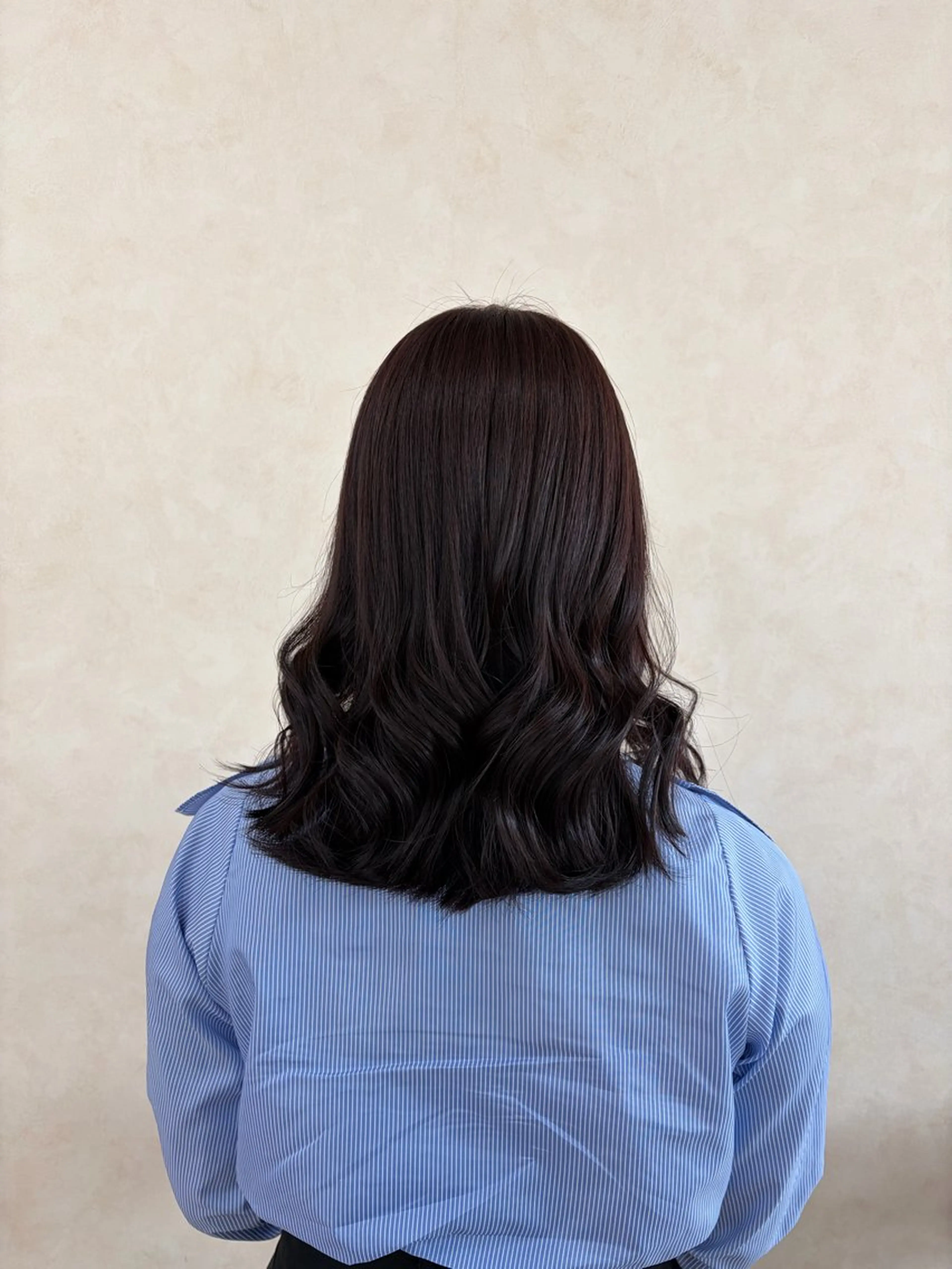 ミディアム カラー ラベンダーカラー ピンクカラー ピンクラベンダー 倉澤 愛理のヘアスタイル