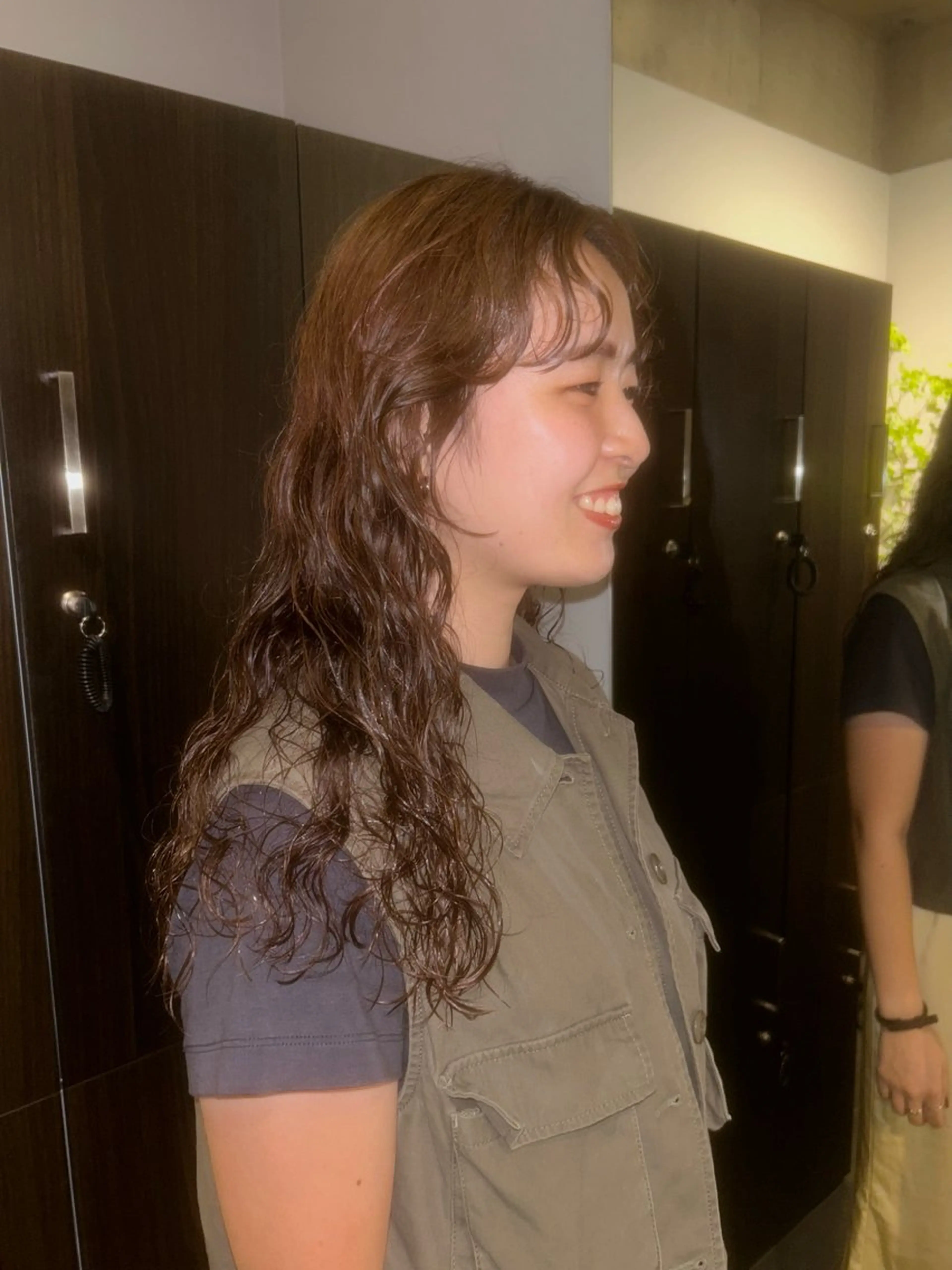 パーマ 山崎 愛莉のヘアスタイル