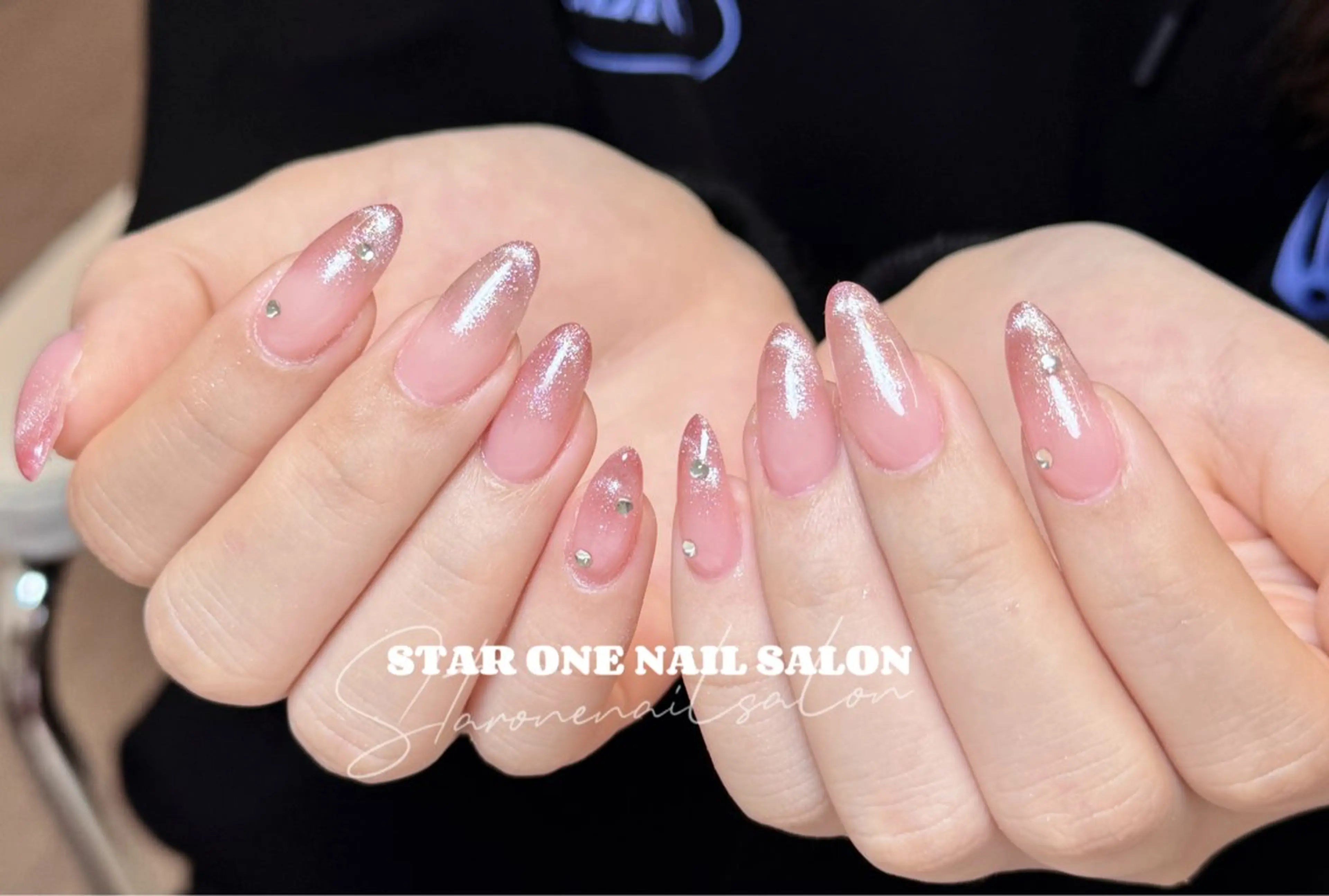 ネイル ハンドネイル 星 あみのネイルデザイン