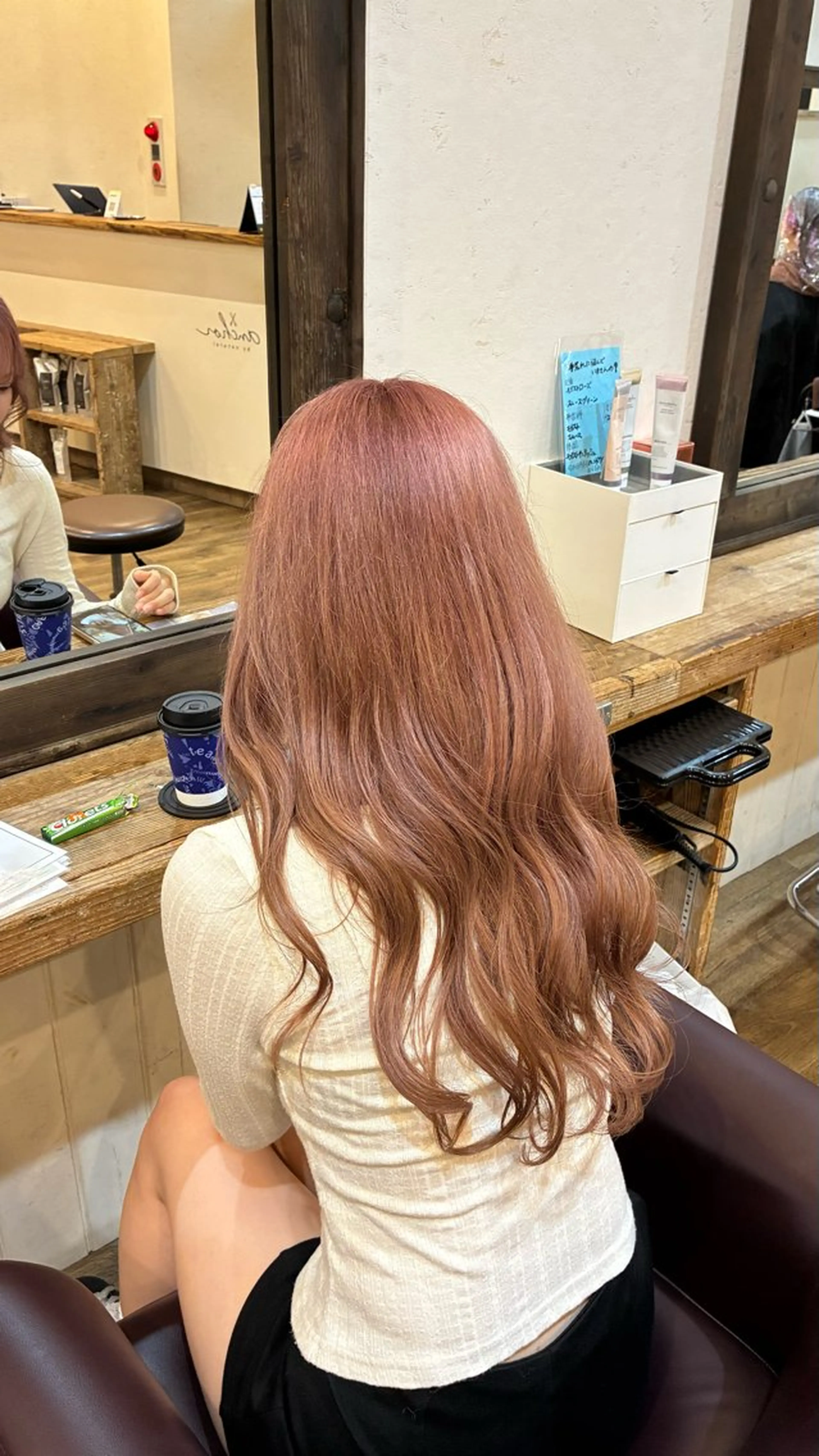 ロング カラー ヘアカラー 阿部 翔一郎/暖色系カラーのヘアスタイル