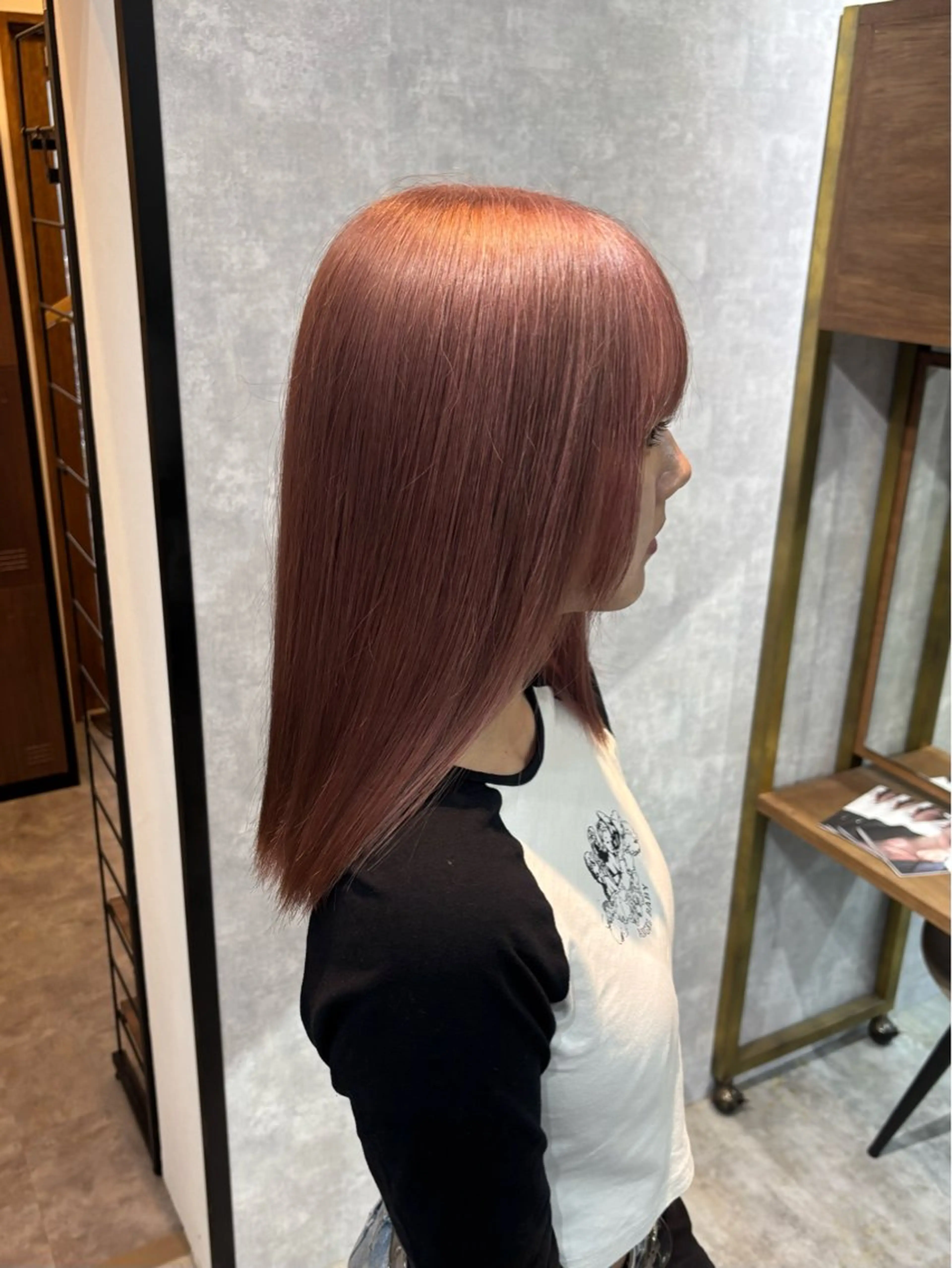 ミディアム カラー バレイヤージュ ベージュカラー ブリーチ ケアブリーチ 透明感カラー ヘアカラー 【C'LD】 Mimoのヘアスタイル