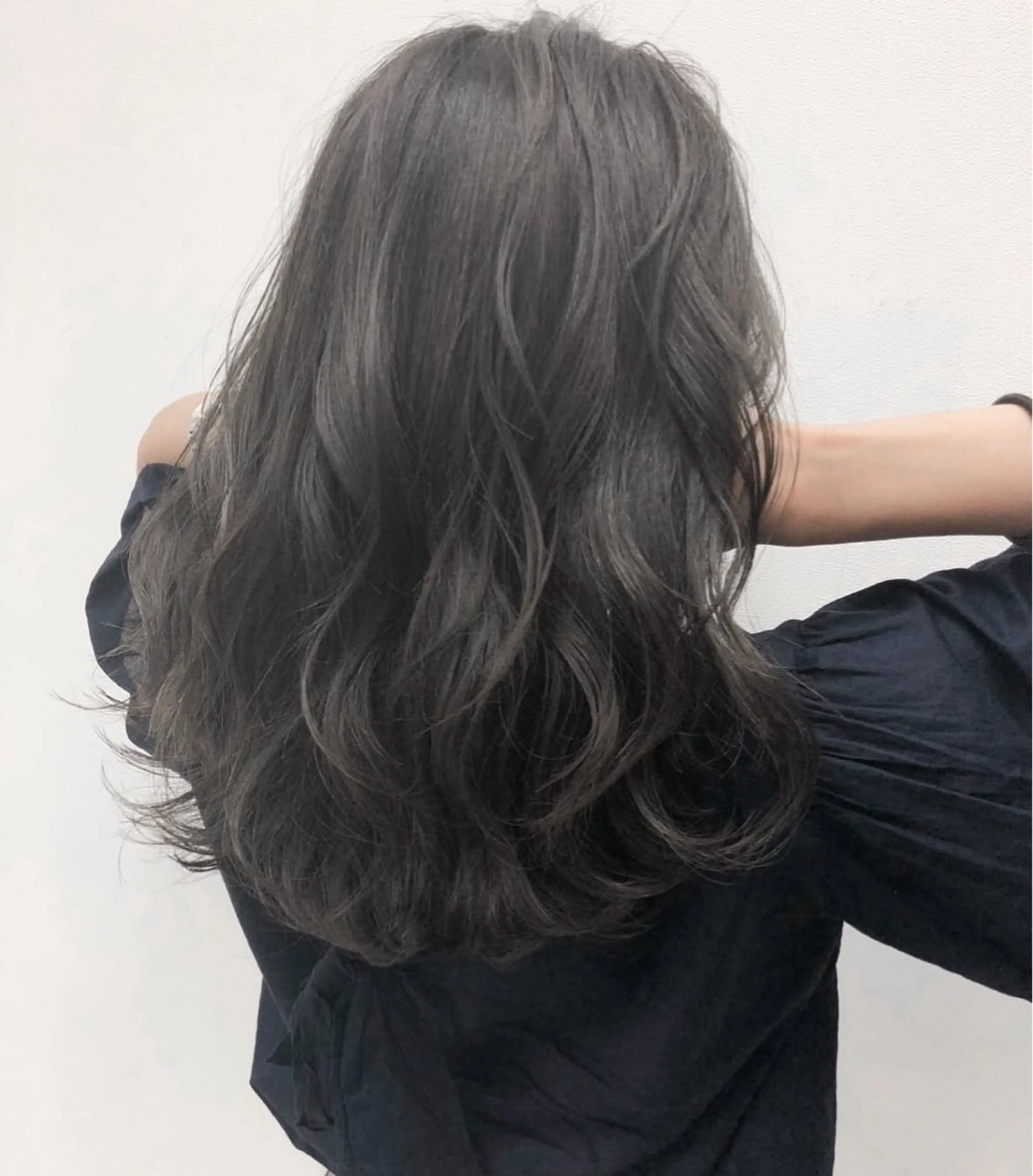 透明感カラー➕4stepオージュアトリートメントの写真