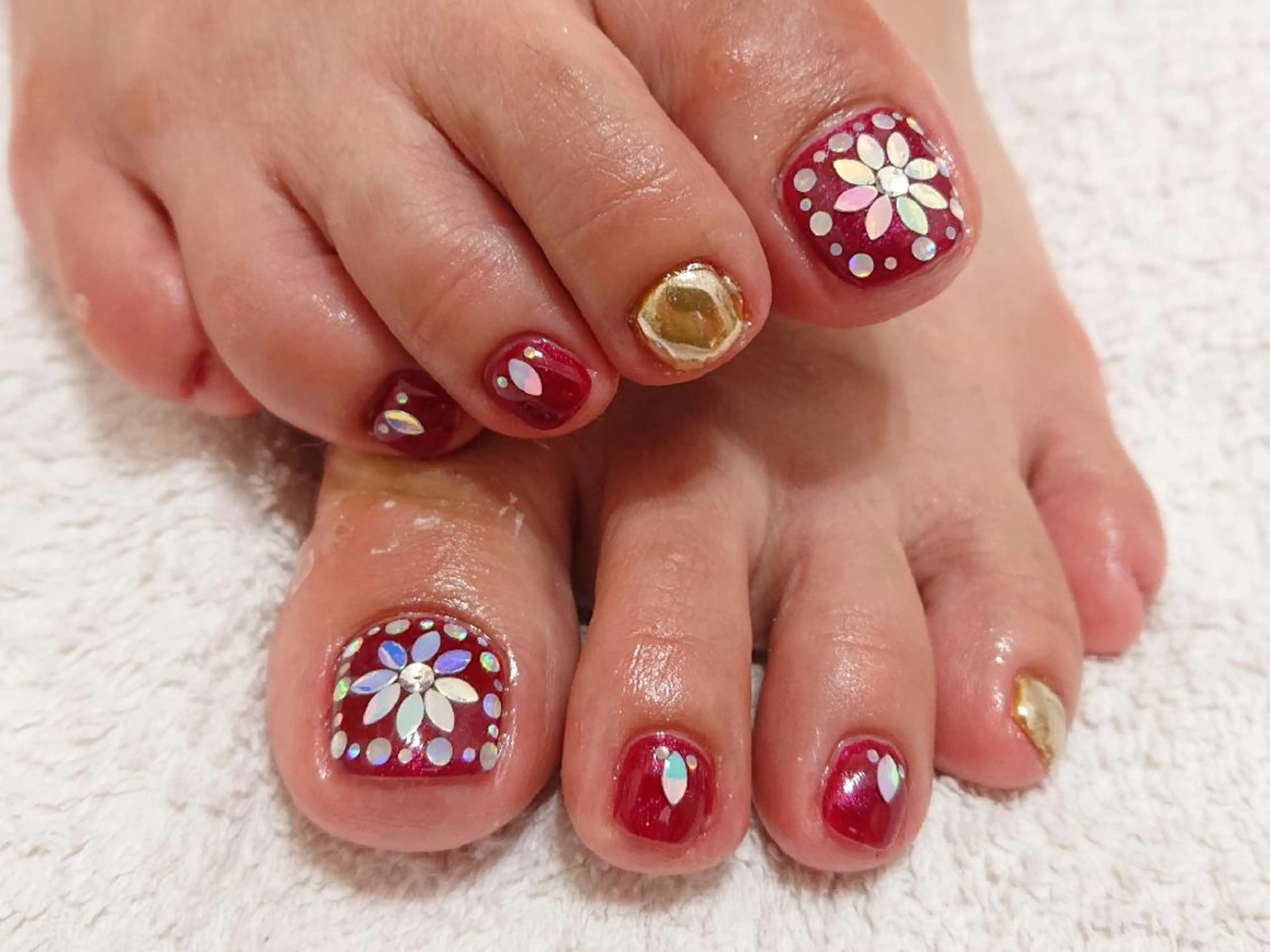 ネイル アートネイル フットネイル ジェルネイル あんきち    のネイルデザイン