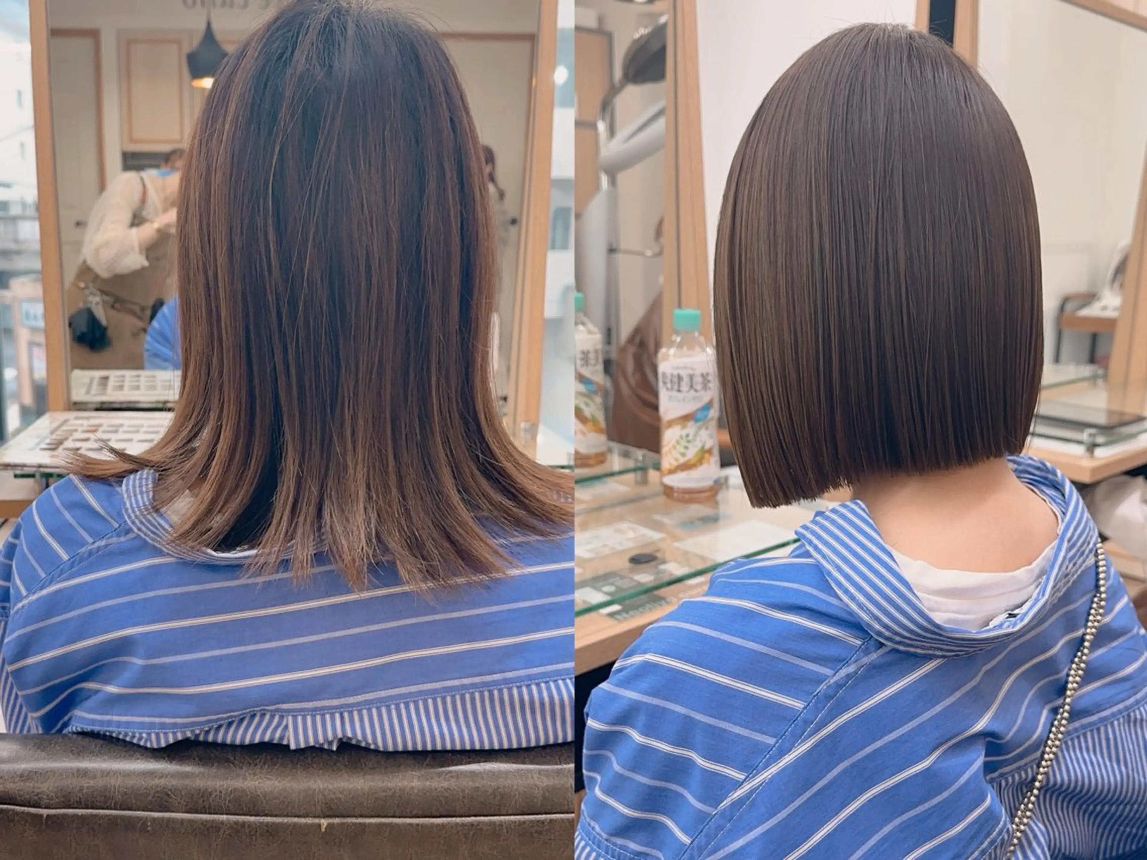 セミロング カラー パーマ ヘアアレンジ メンズ キッズ 骨格レイヤーカット 🌿美髪縮毛矯正のヘアスタイル