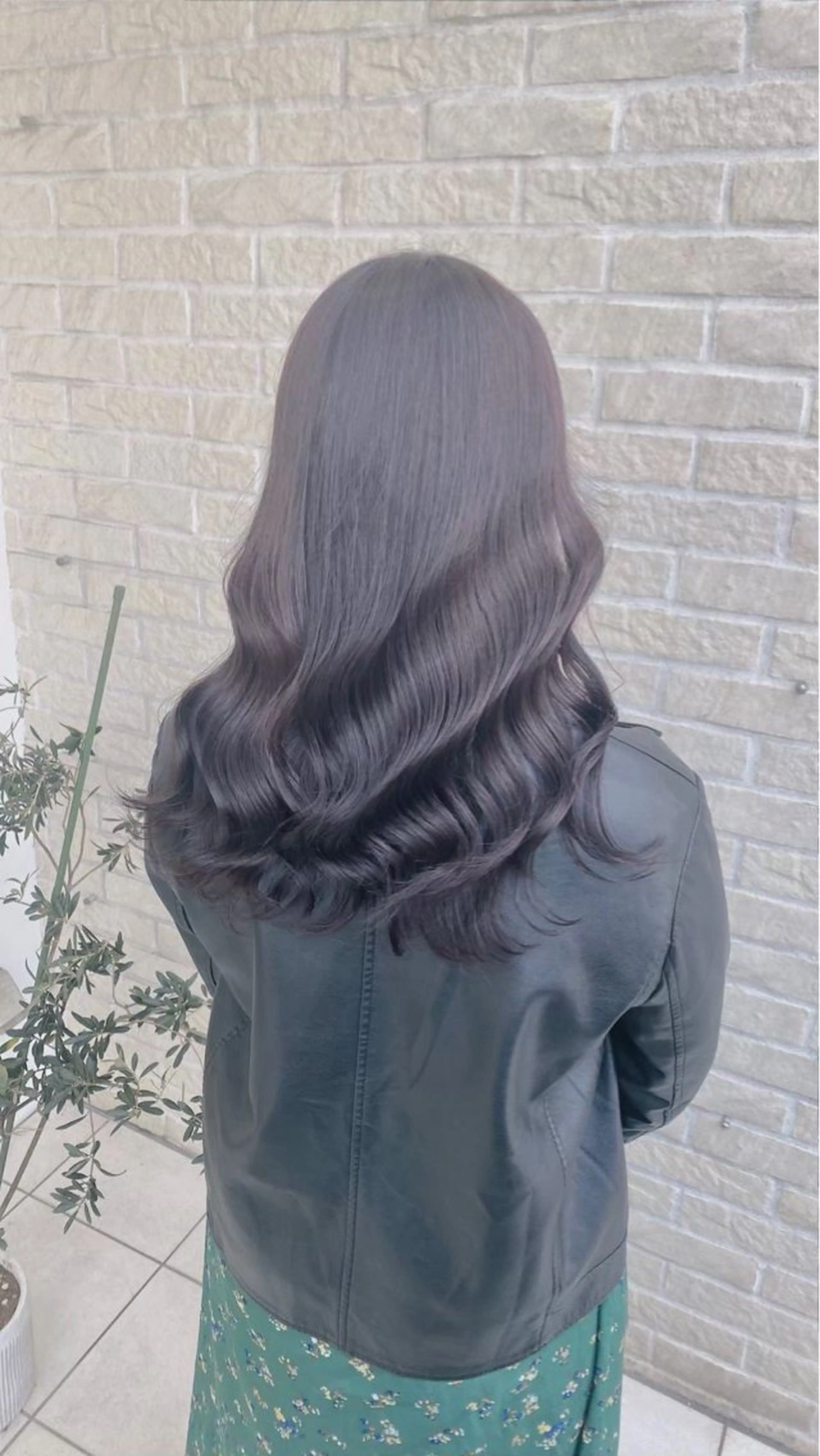 ロング カラー 髪質改善 💠 韓国風うる艶/シオリのヘアスタイル