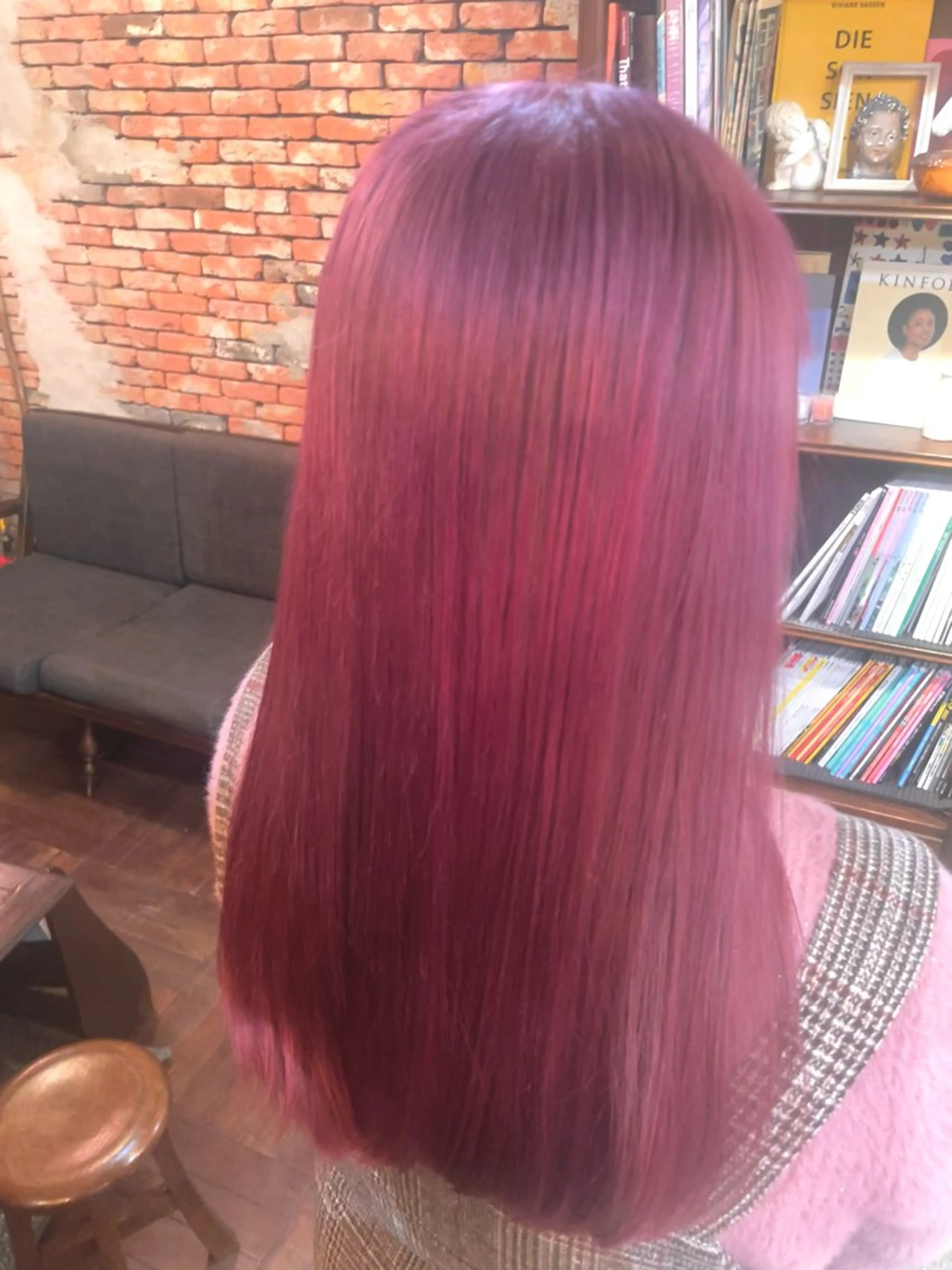 カラー ブリーチ ピンクカラー 《原宿》暖色カラー kokoa🎶🎀のヘアスタイル