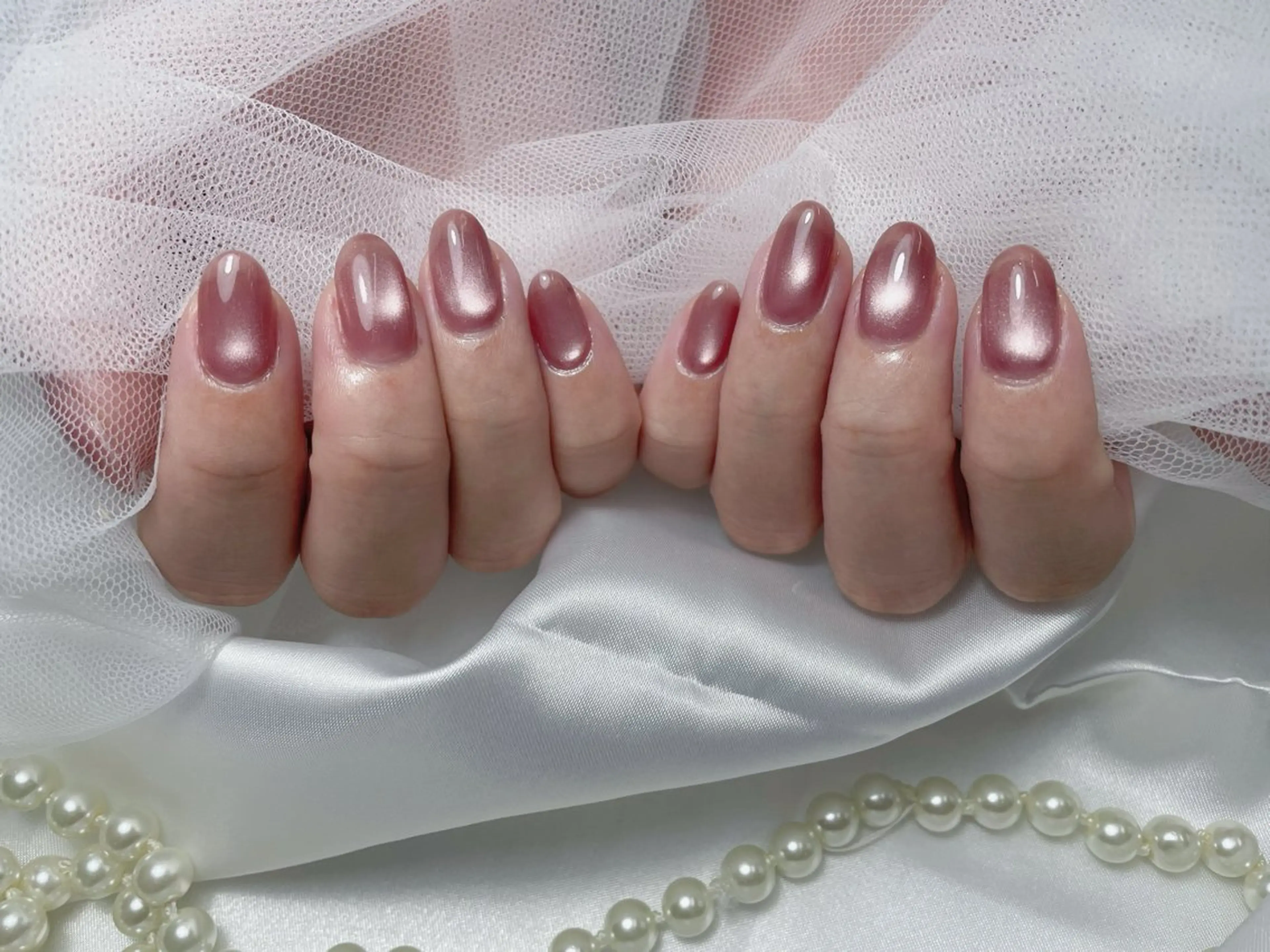 【オフあり】マグネットorミラーネイル 〈パラジェル使用〉の写真