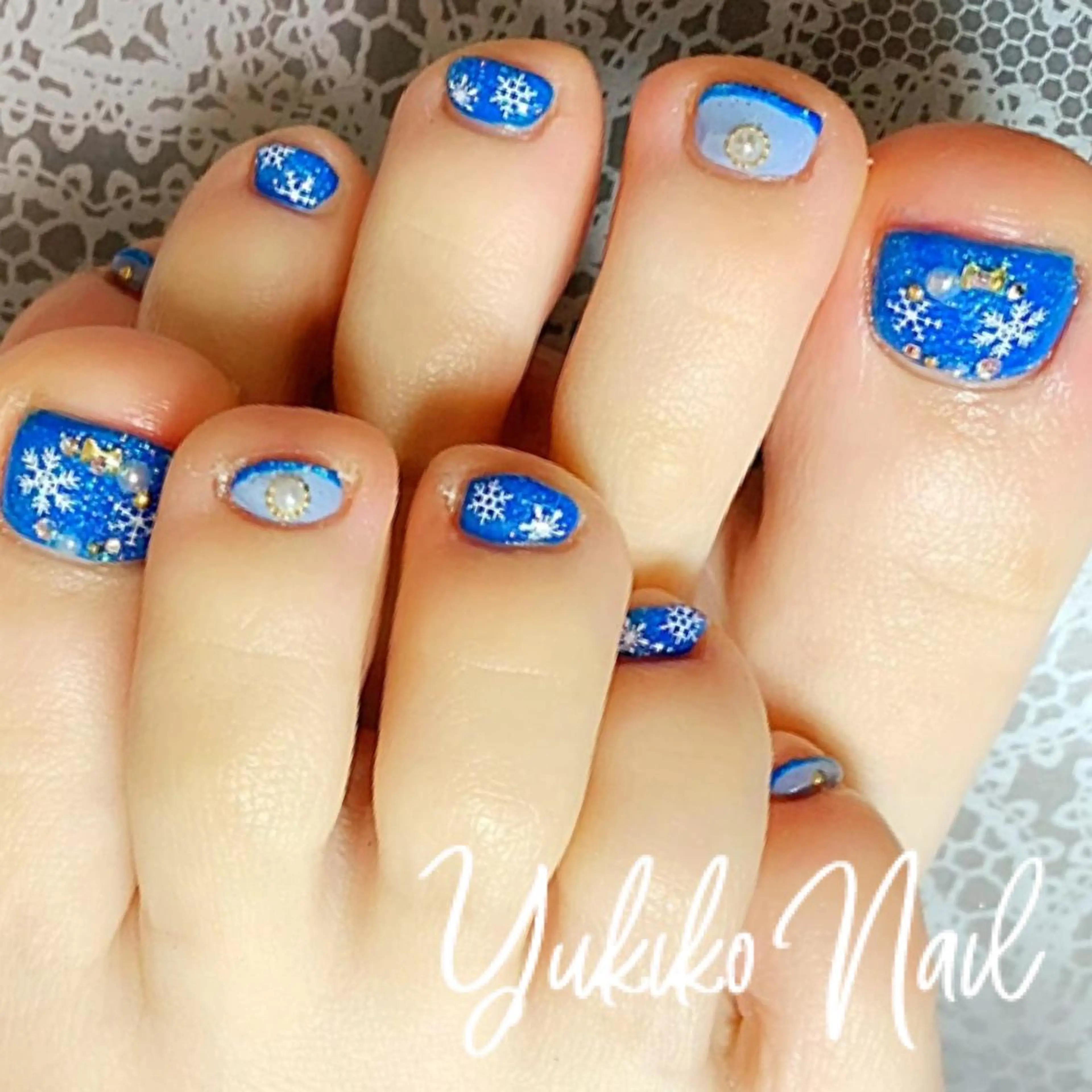 ネイル フットネイル フットネイル ユキコ ネイルのネイルデザイン