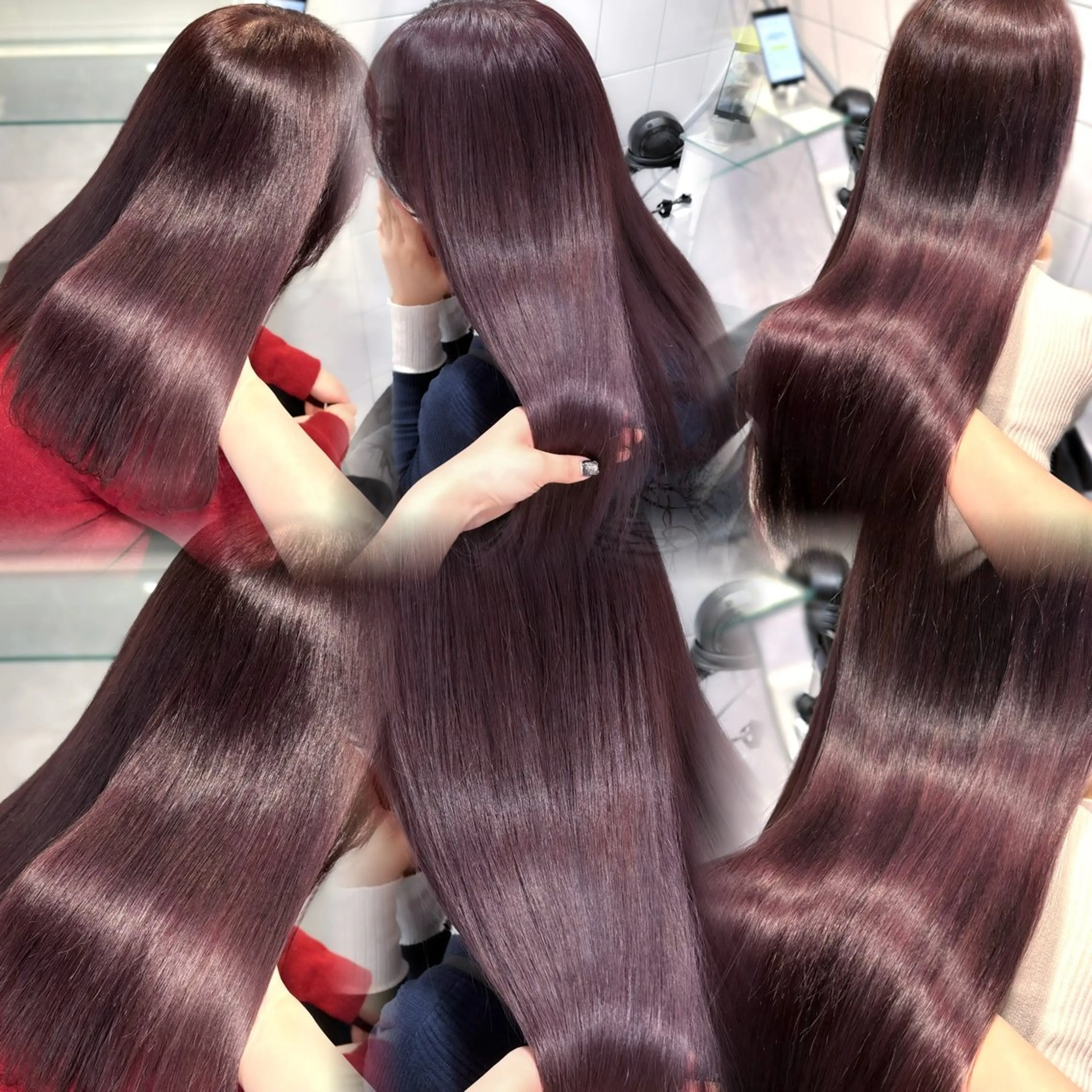 ロング カラー 表参道♡暗髪♡ 艶カラー♡アユミのヘアスタイル
