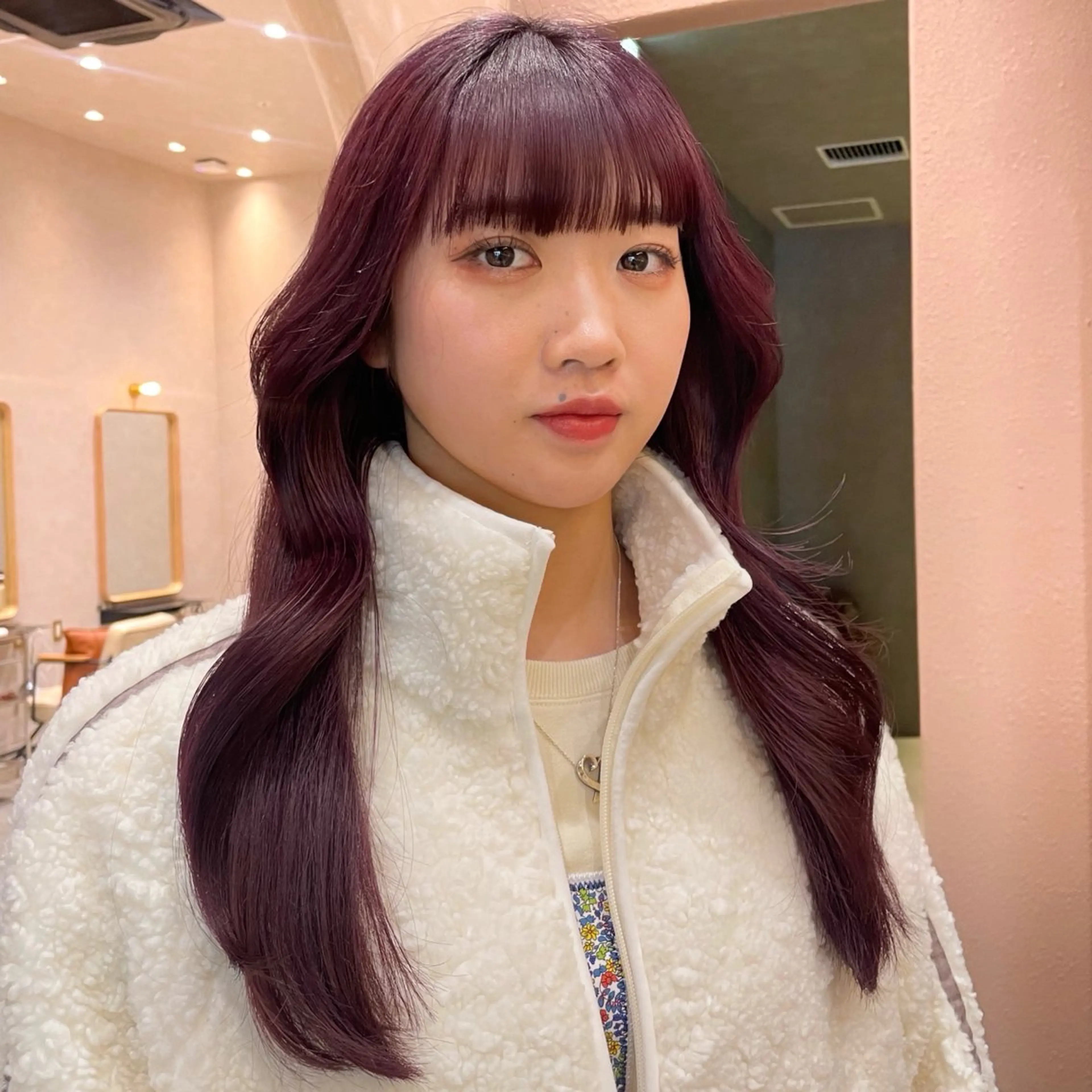 ロング カラー レイヤー/柔らか 透明感カラー/ゆきなのヘアスタイル