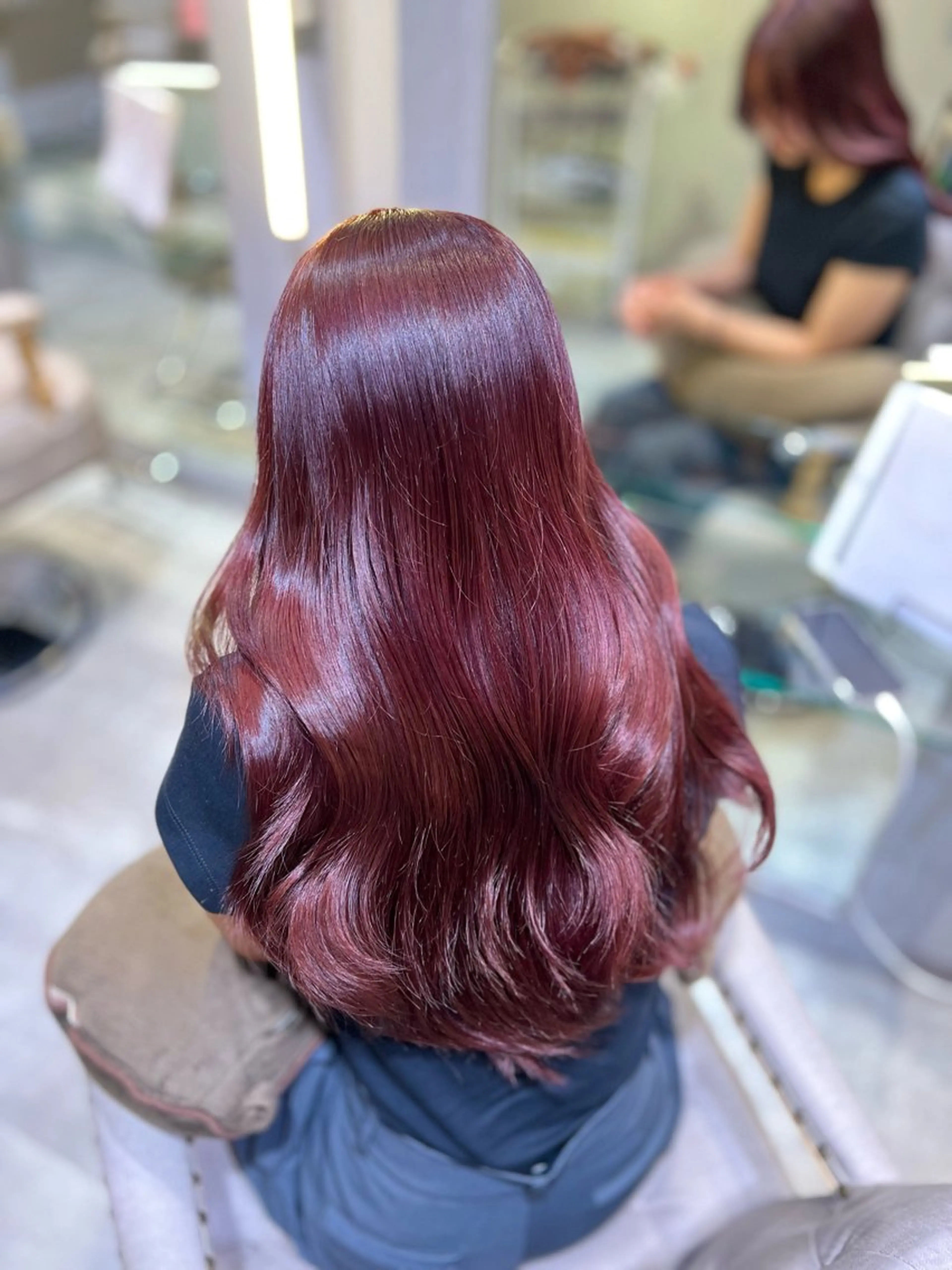 セミロング 🤍艶髪韓国ヘア🤍 Rikoのヘアスタイル