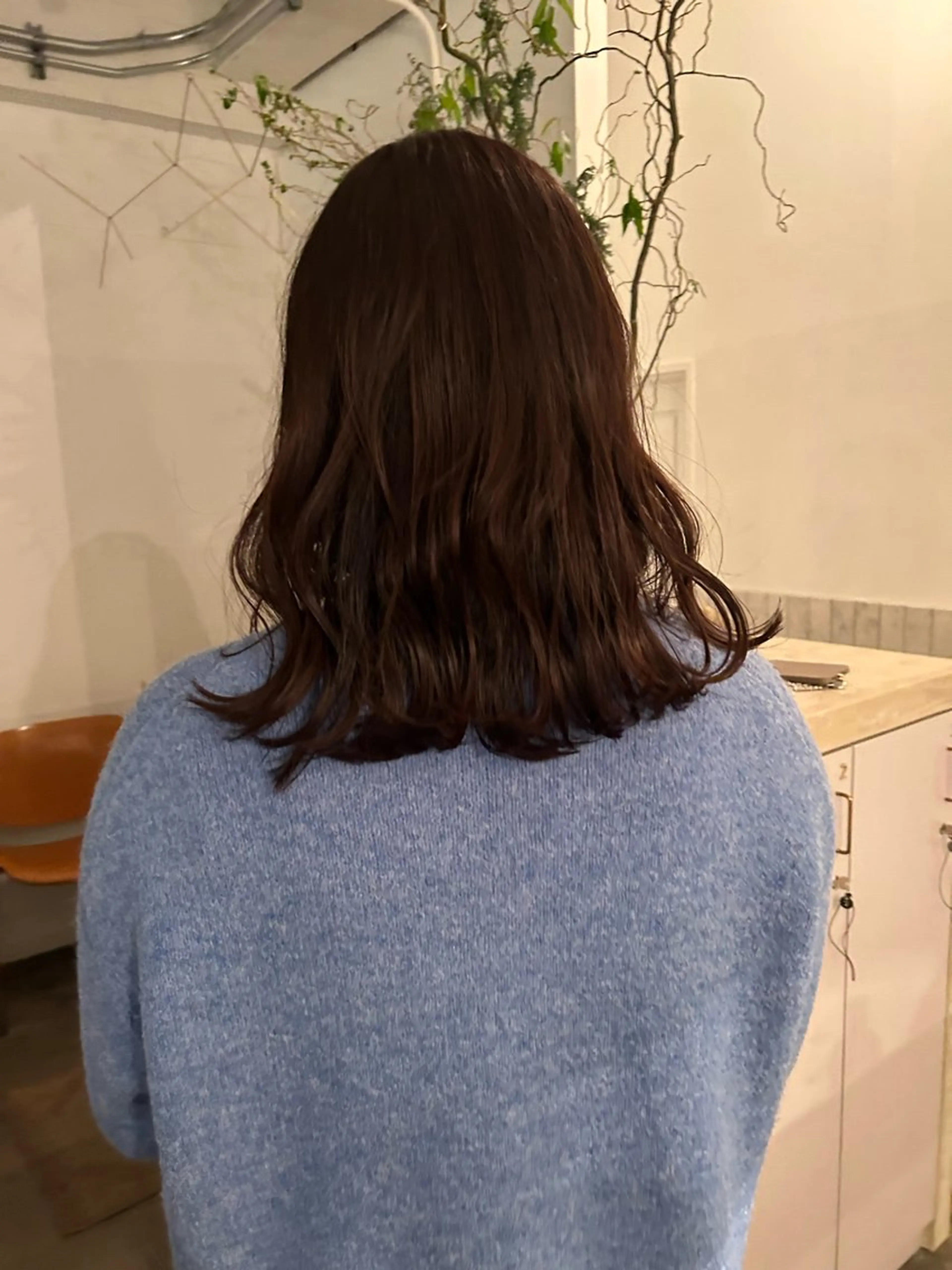 カラー アッシュ アッシュブラウン ブラウンカラー Terve. 水野 菜々香のヘアスタイル