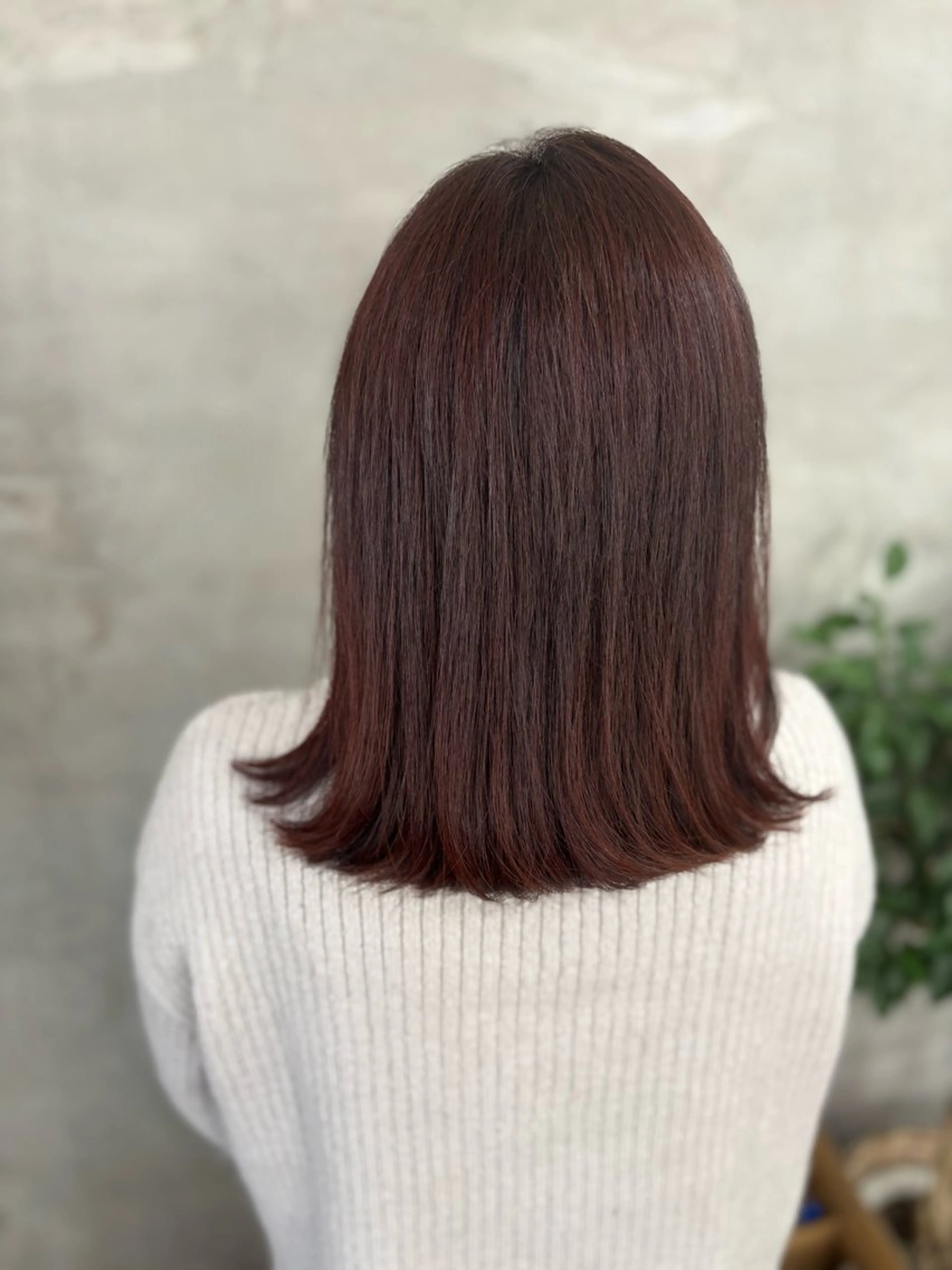 セミロング カット ヘアカラー ✨透明感艶カラー ✨💍Yuri💍のヘアスタイル