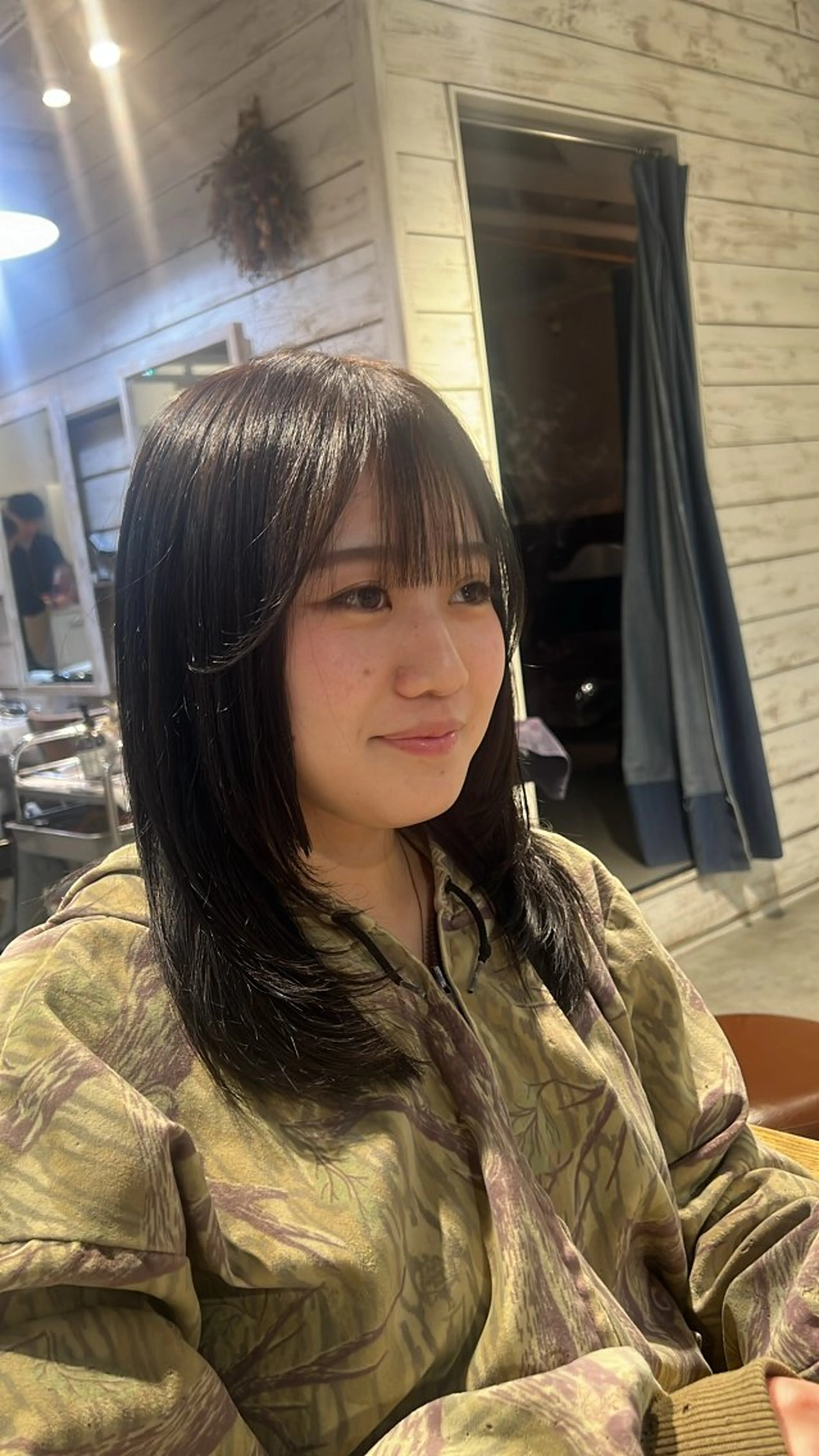 ミディアム 🪞表参道パーマ Nikachi🪞のヘアスタイル