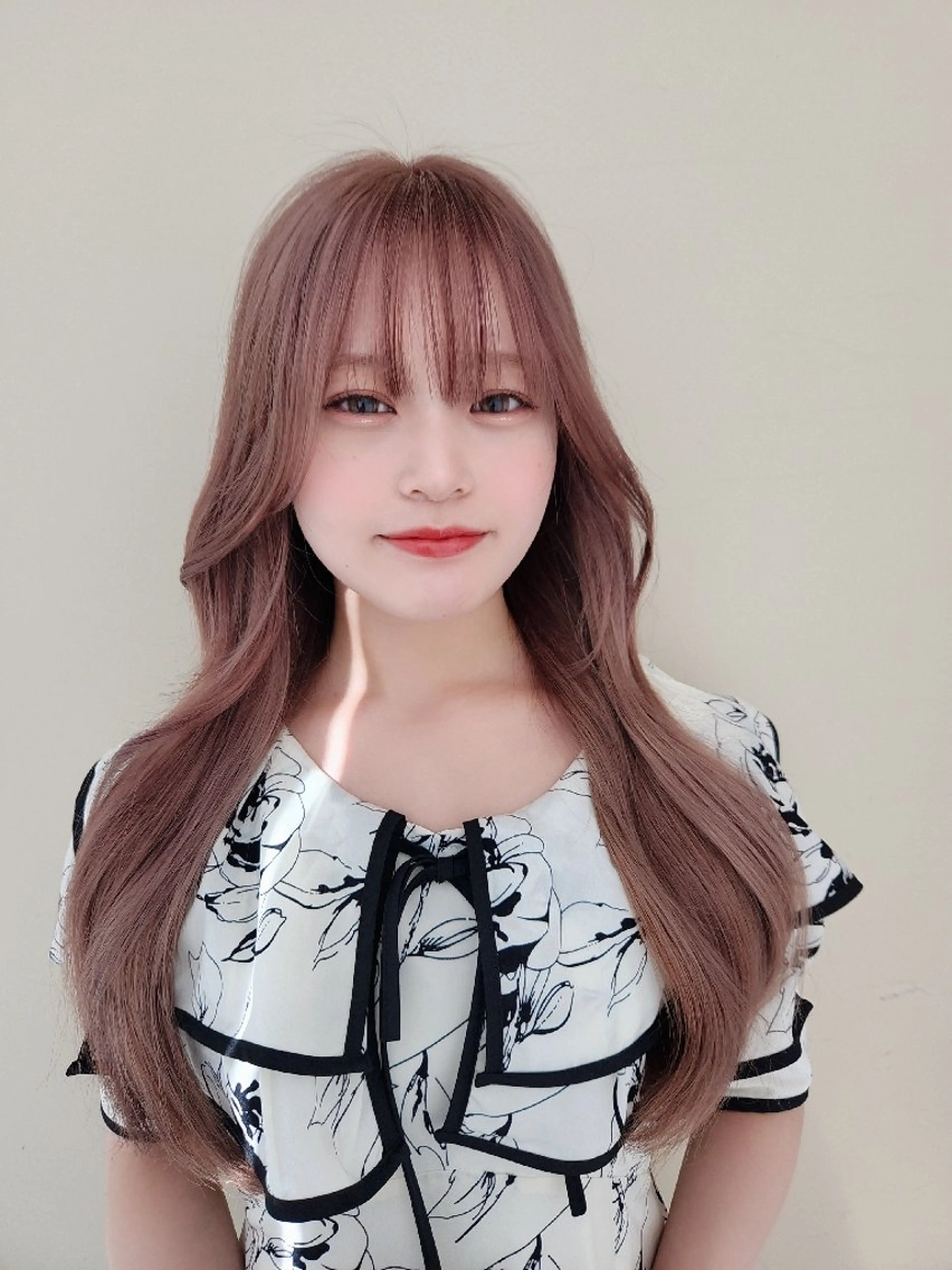 ロング カラー Nanako。/韓国 ハッシュカットのヘアスタイル