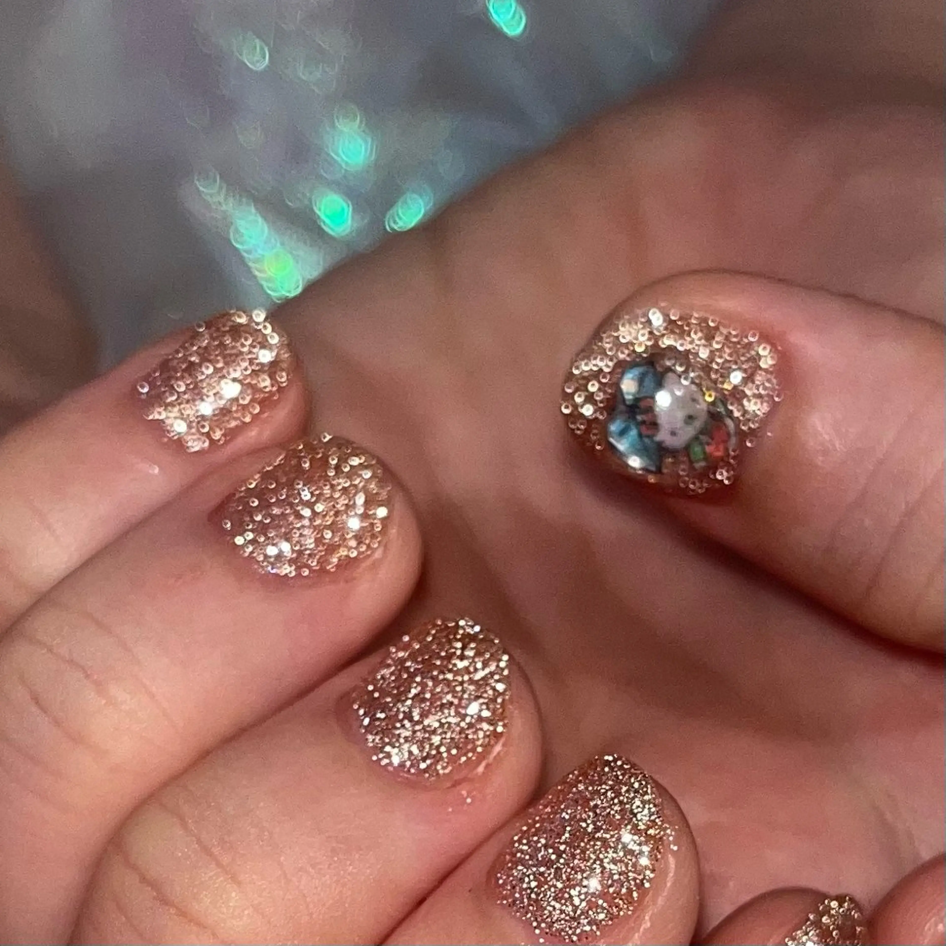 ネイル 氷ネイル・うるうるネイル 渡邊 あかりのネイルデザイン