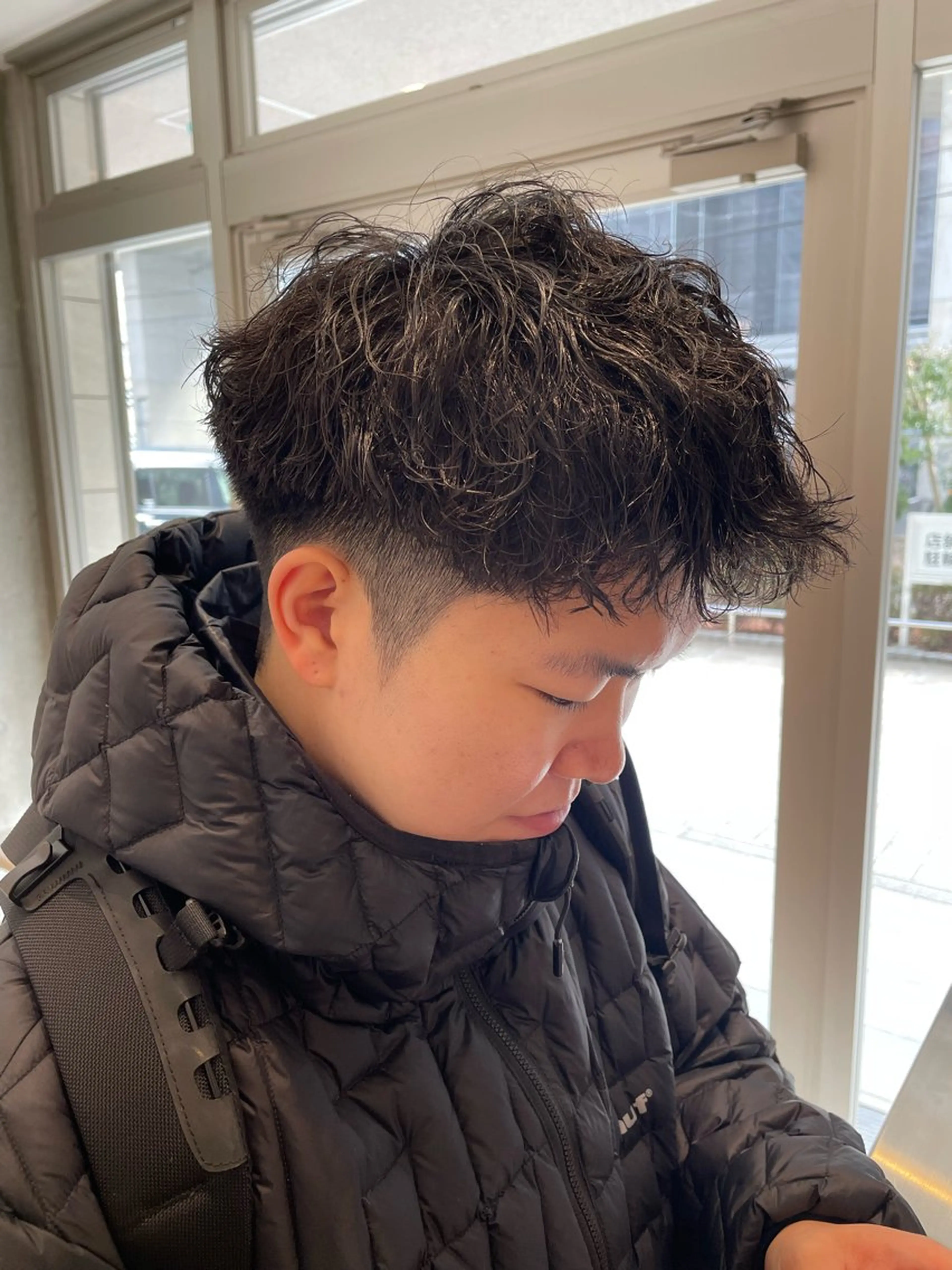 ショート パーマ メンズ カット パーマ カット特化美容師/ 千春のヘアスタイル